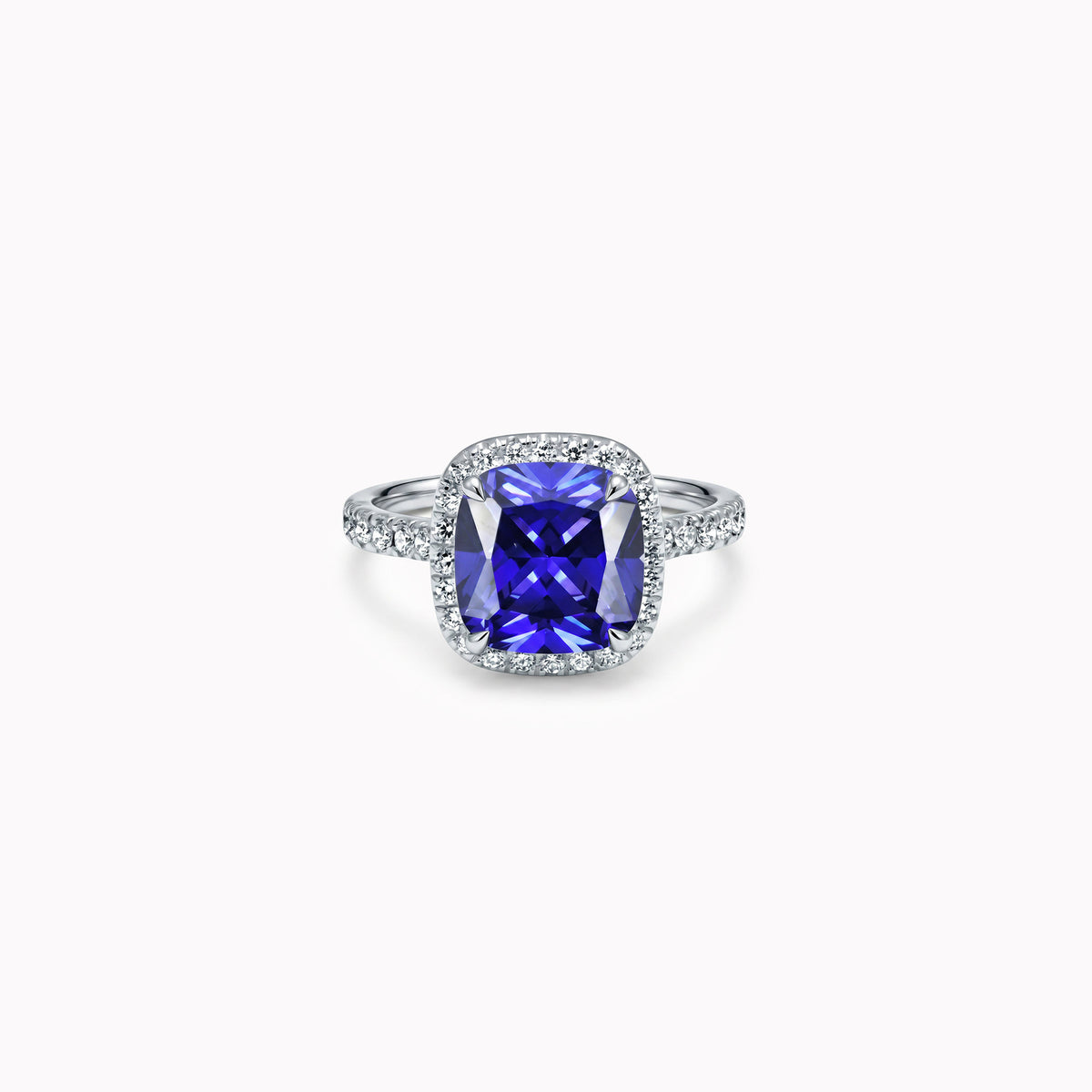 The Fancy Blue Superellipse - 3.00 ct - oro blanco 18k