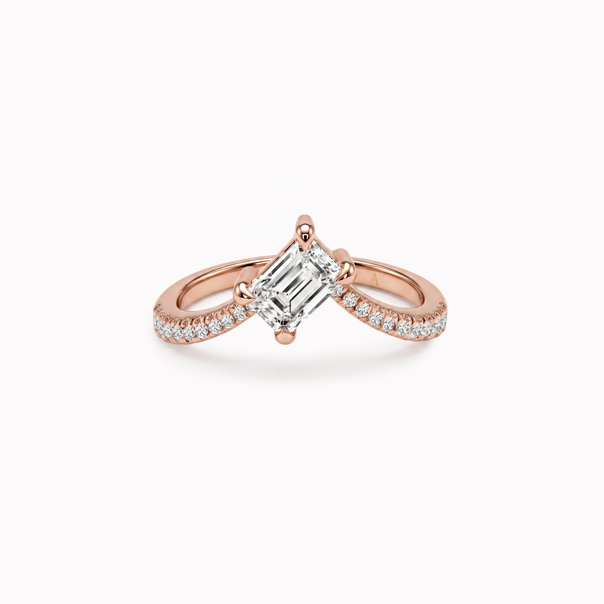 The Fancy Little Ice Skating Girl 1.00 carat - Red Gold 18k