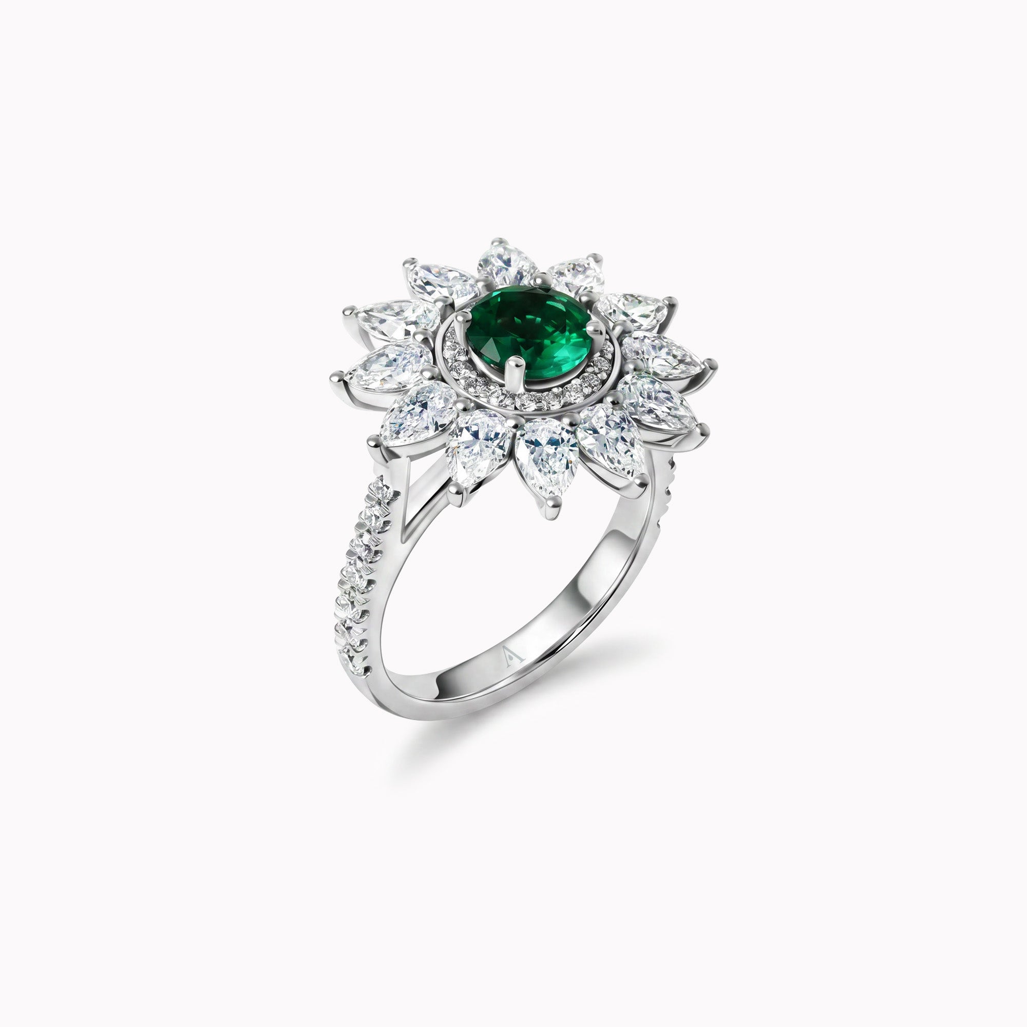The fantastic Blooming Flower - White Gold 18k