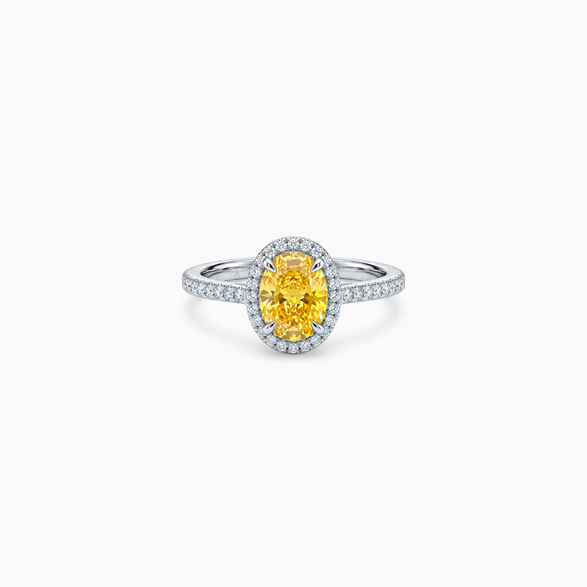 The Yellow Temple of Saturn – 0.75 ct – platinum 950