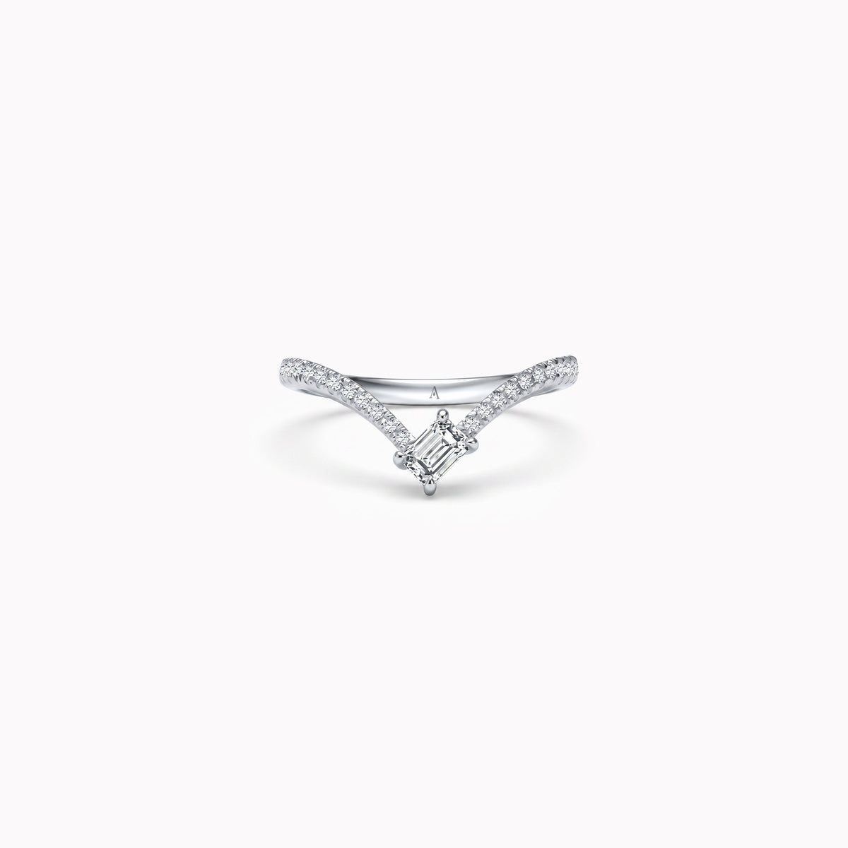 The Fancy Little Ice Skating Girl - 0.20 ct - oro blanco 18k