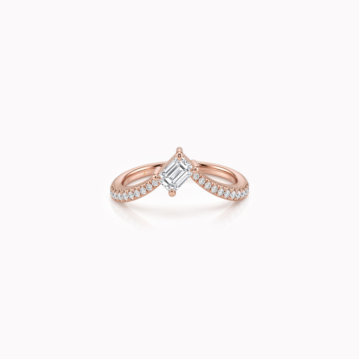 The Fancy Little Ice Skating Girl - 0.30 ct - oro rojo 18k