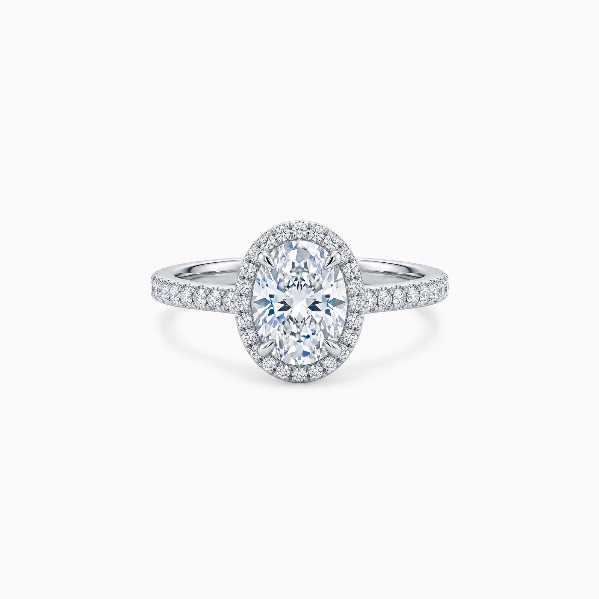The Temple of Saturn 0.75 carats - White Gold 18k