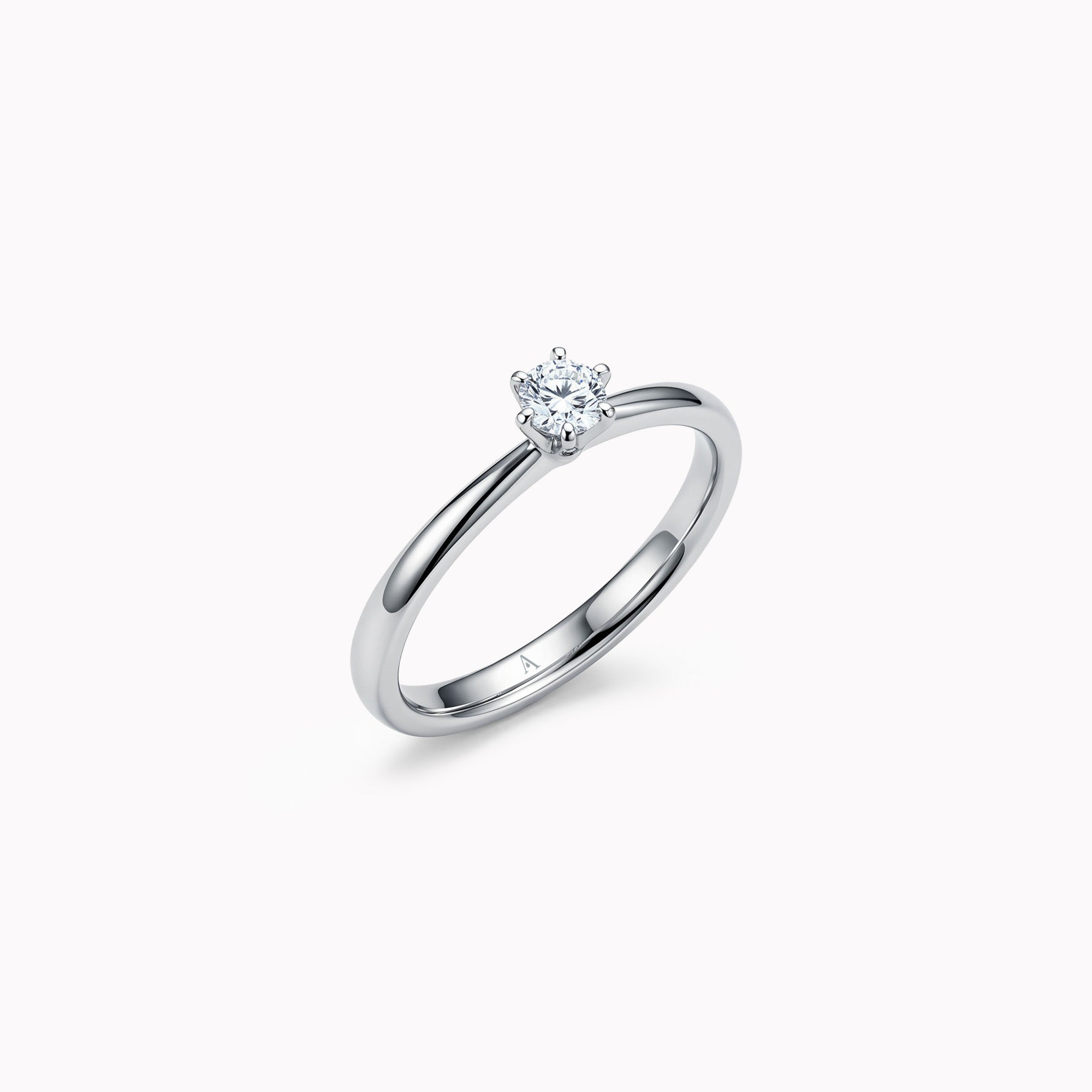 Sobriété Heureuse (S) - 0.15 Quilates - oro blanco 18k