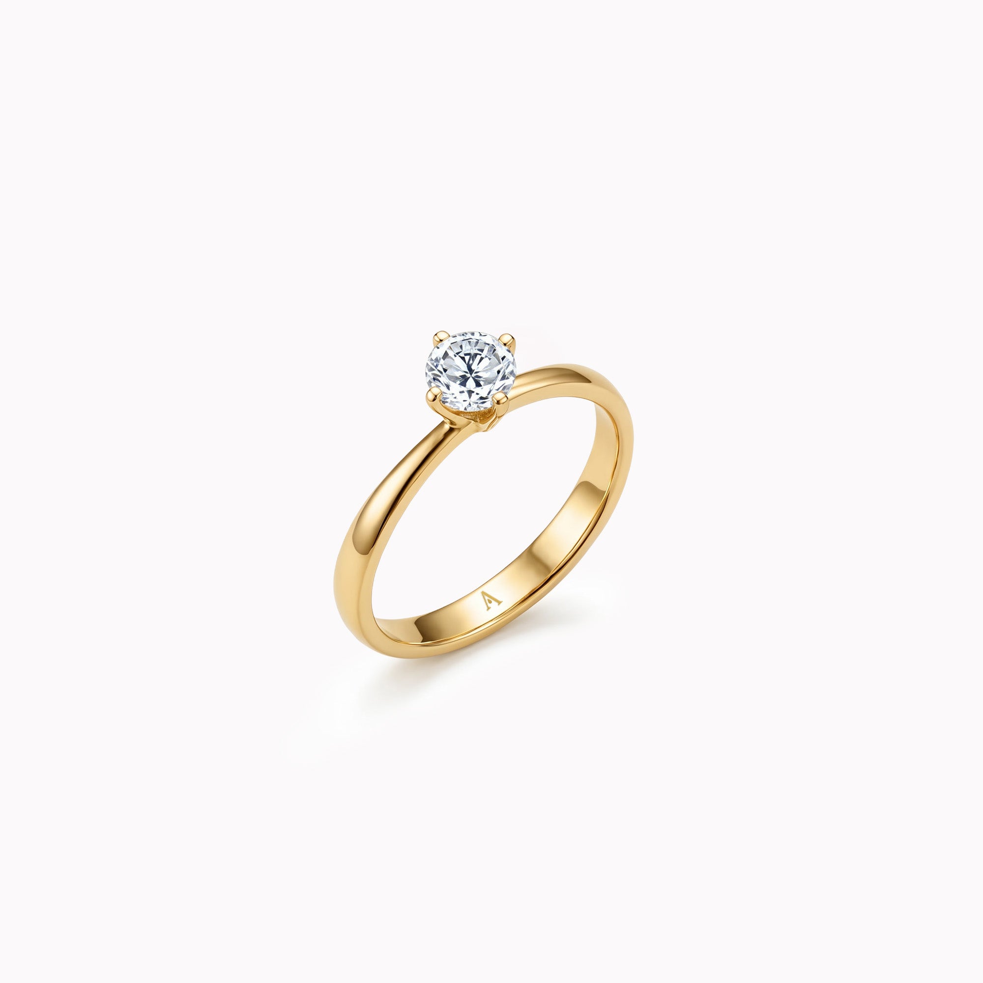 Miss Simplicité (L) - 0.50 carat - or jaune 18k