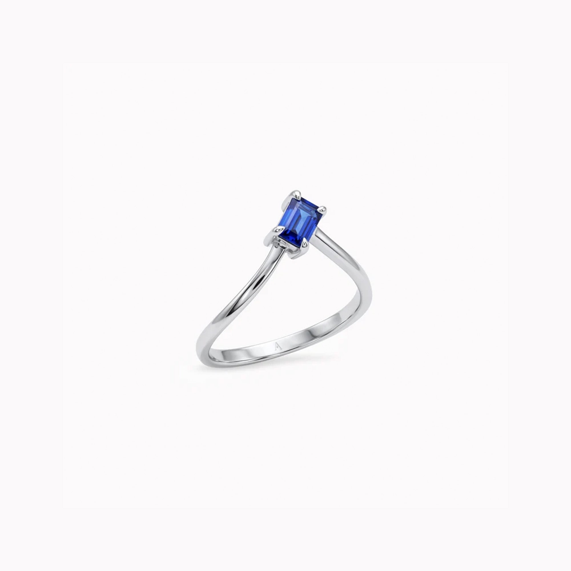 Ice Skating Girl Blue 0.50 carats - white gold 18K