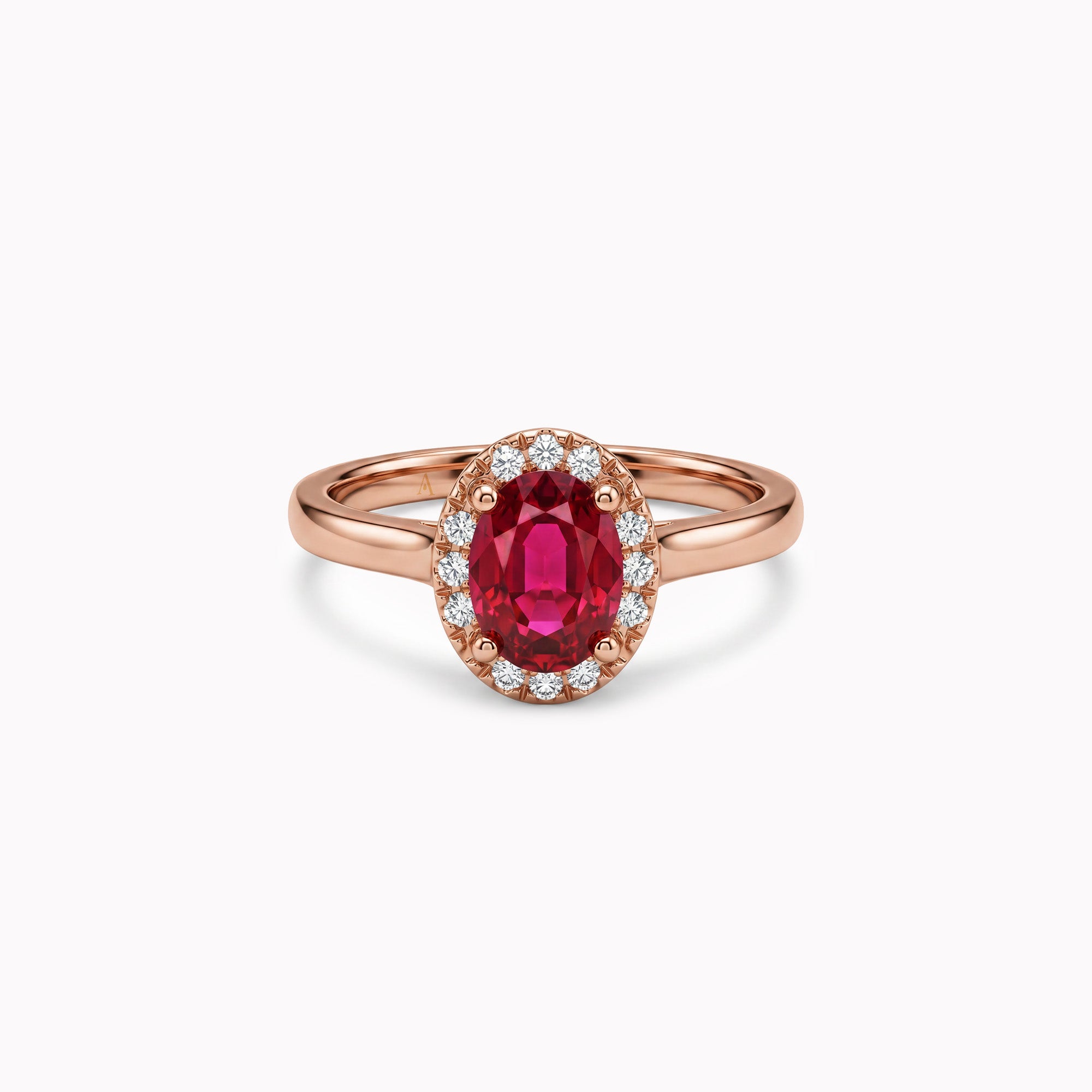 The Red Temple 1.00 Karat - Rotgold 18 K
