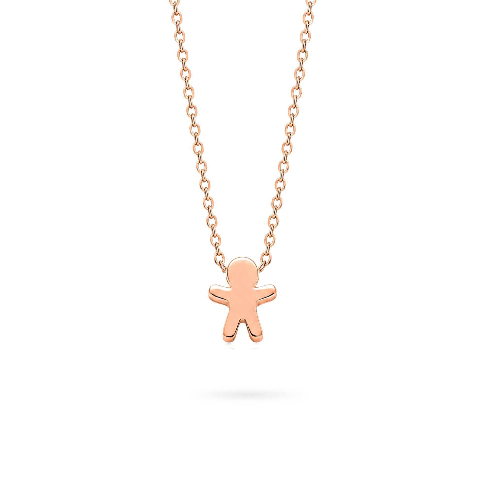 The Little One – Classic - Necklace - Red Gold 18k