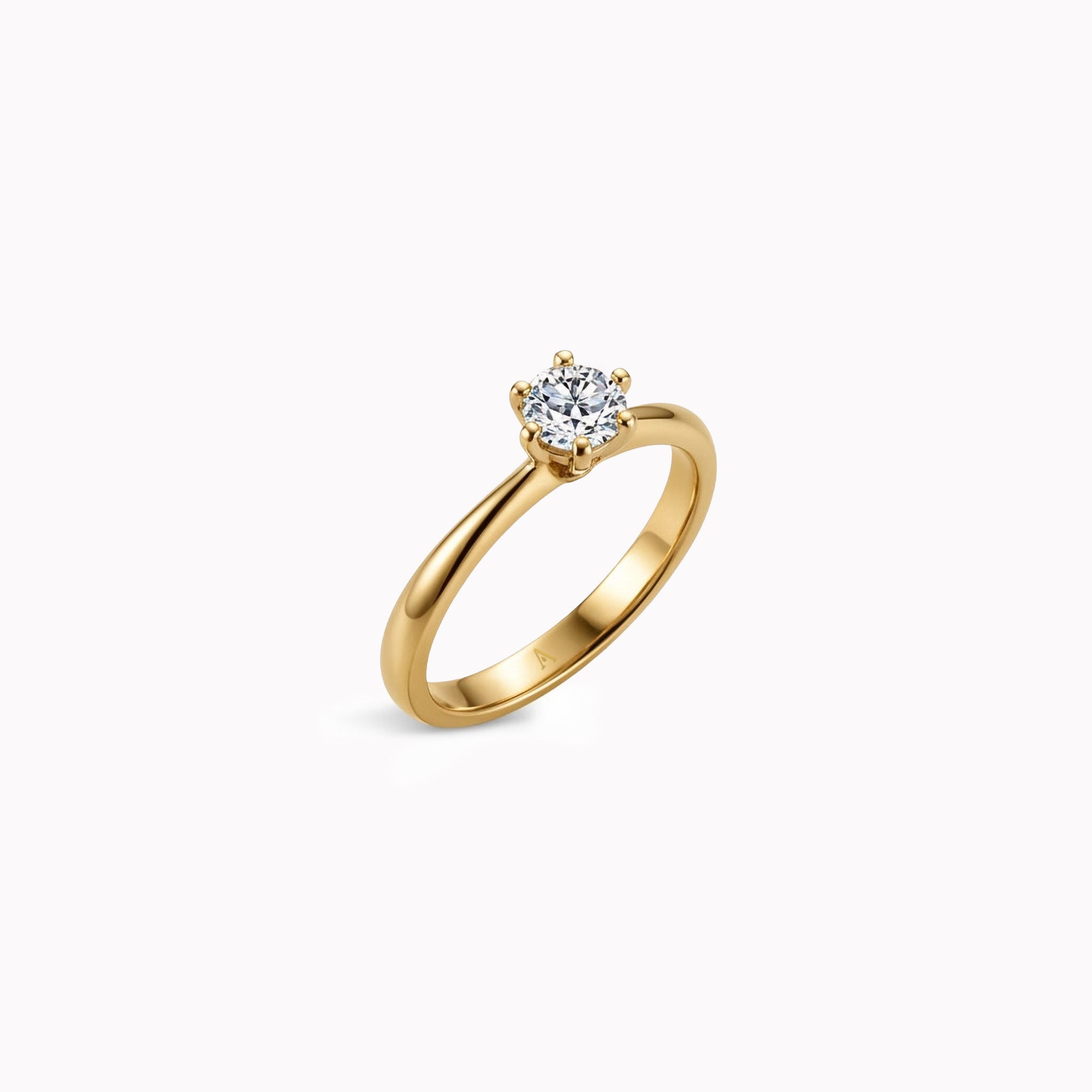 Sobriété Heureuse (L) - 0.50 Quilates - oro amarillo 18k