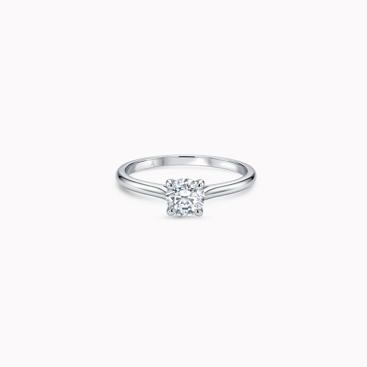 The V-Shape L 0.50 Karat - Weissgold 18 K