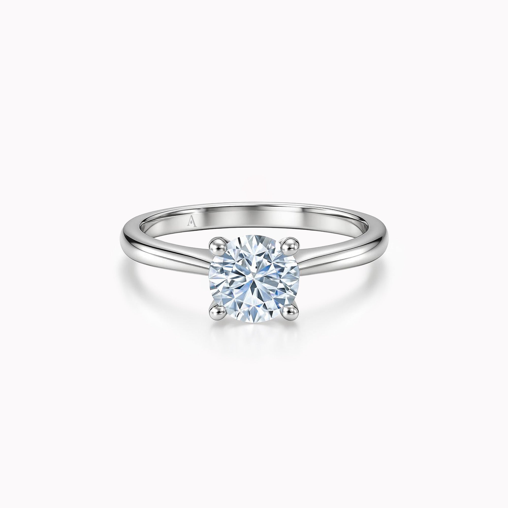 The V-Shape XL 1.00 carats - White Gold 18k