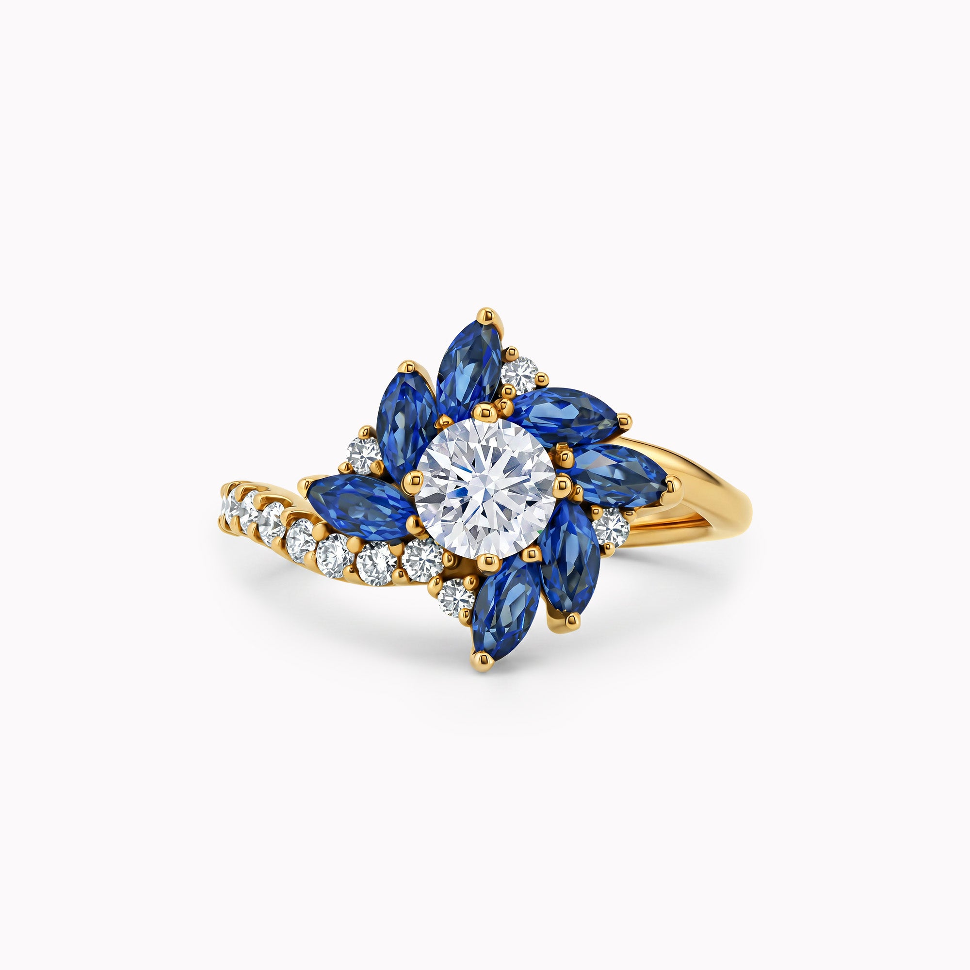Enigmatic Nightflower - Yellow Gold 18k