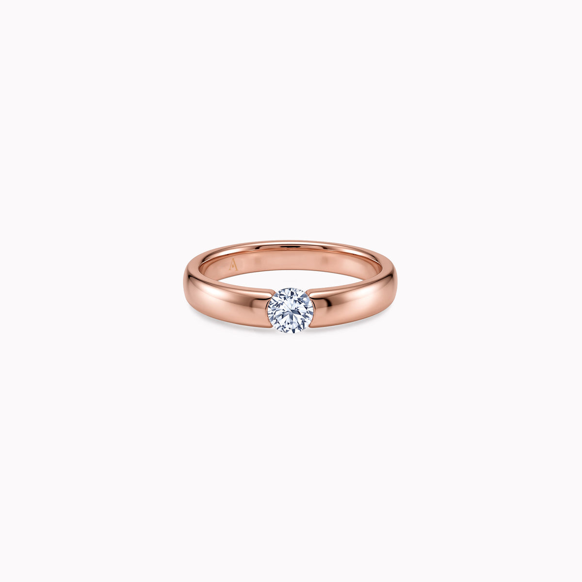 The Minimalist Lady - 0.30 ct - oro rojo 18k