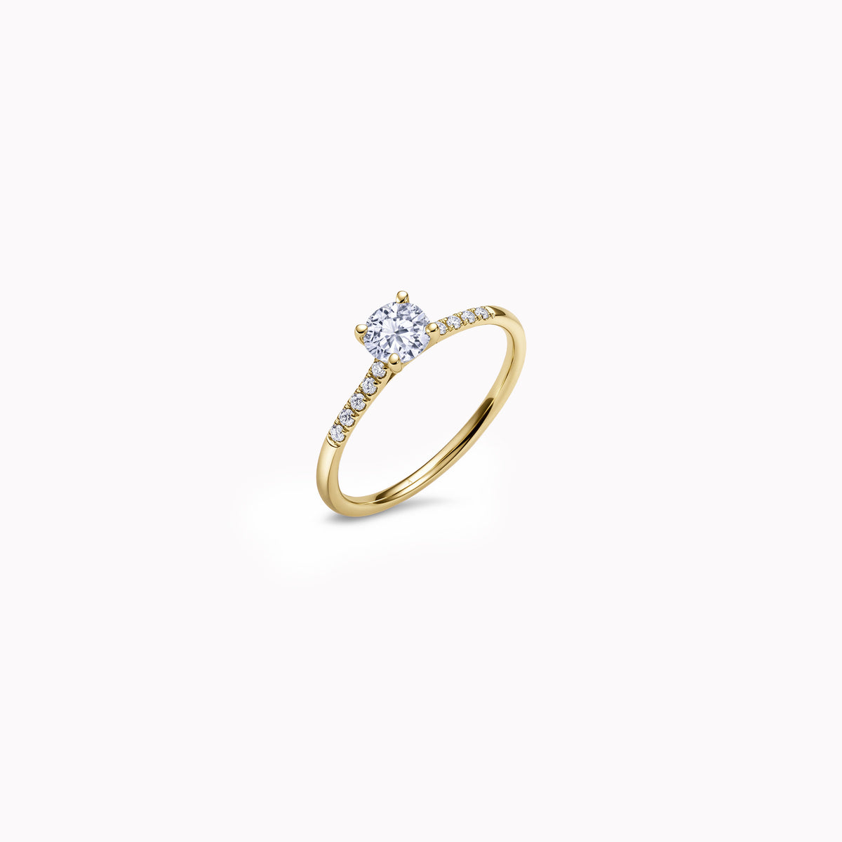 The Fancy V-shape M – 0.30 ct – 18k yellow gold