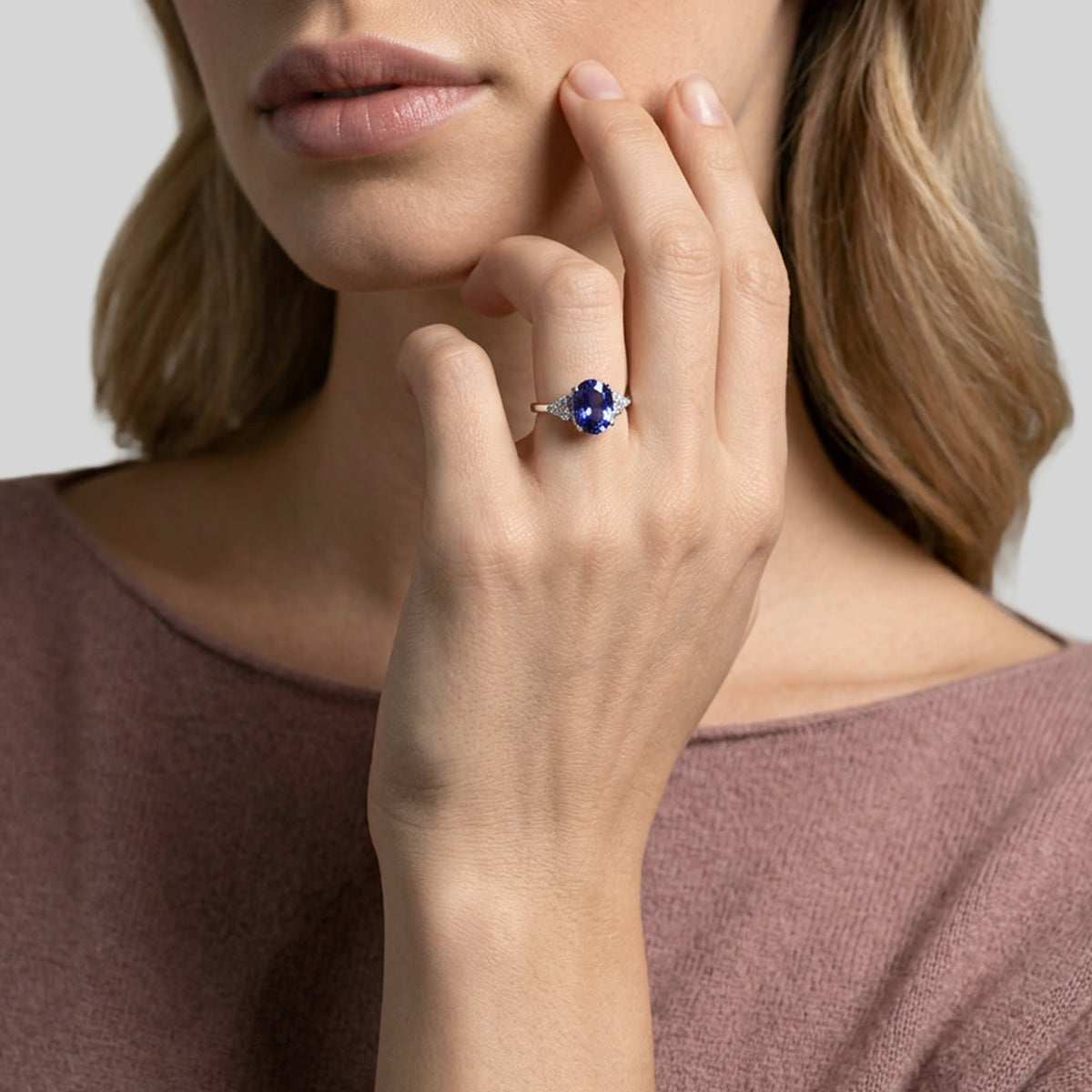 Blue Velvet – 3.05 ct – platinum 950