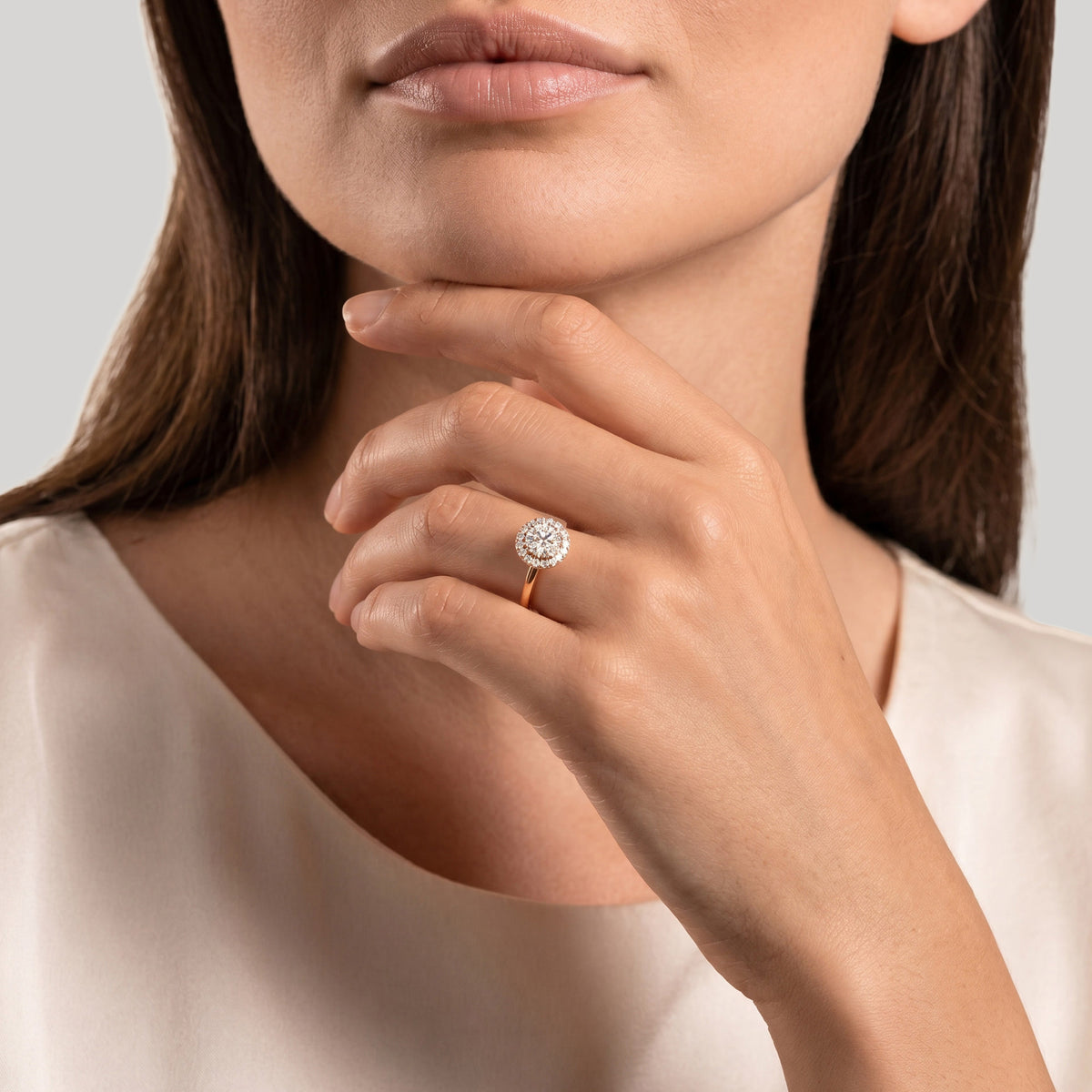 The Funkee Girl - 1.00 ct - oro rojo 18k