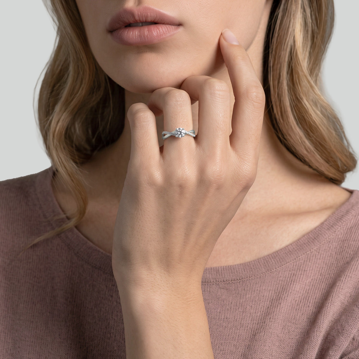 Féeriquement coquette - 0.40 carat - White Gold 18k