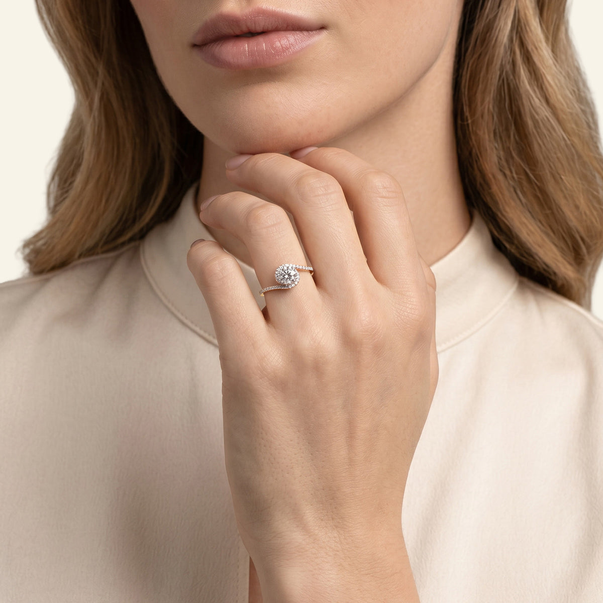 La Merveilleuse spirale - 0.50 carat - White Gold 18k