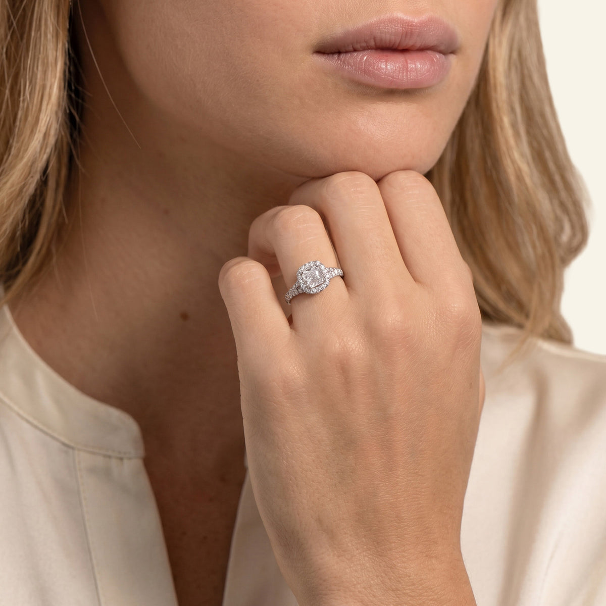 Miss Congeniality - 1.00 carat - White Gold 18k