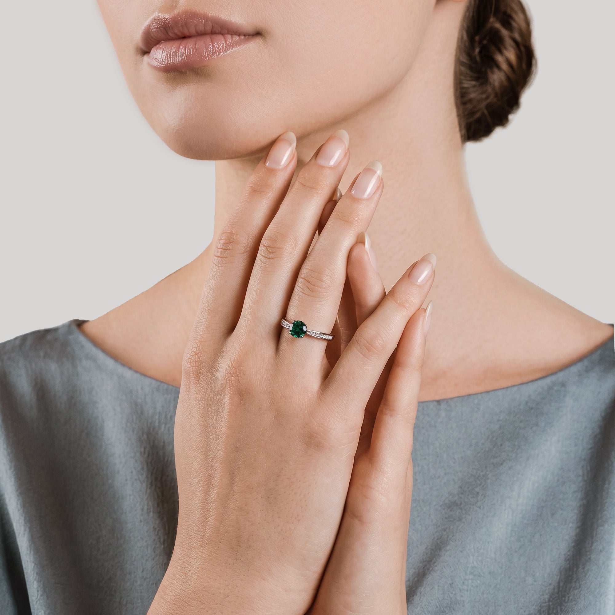 Misty Morning – 18k white gold