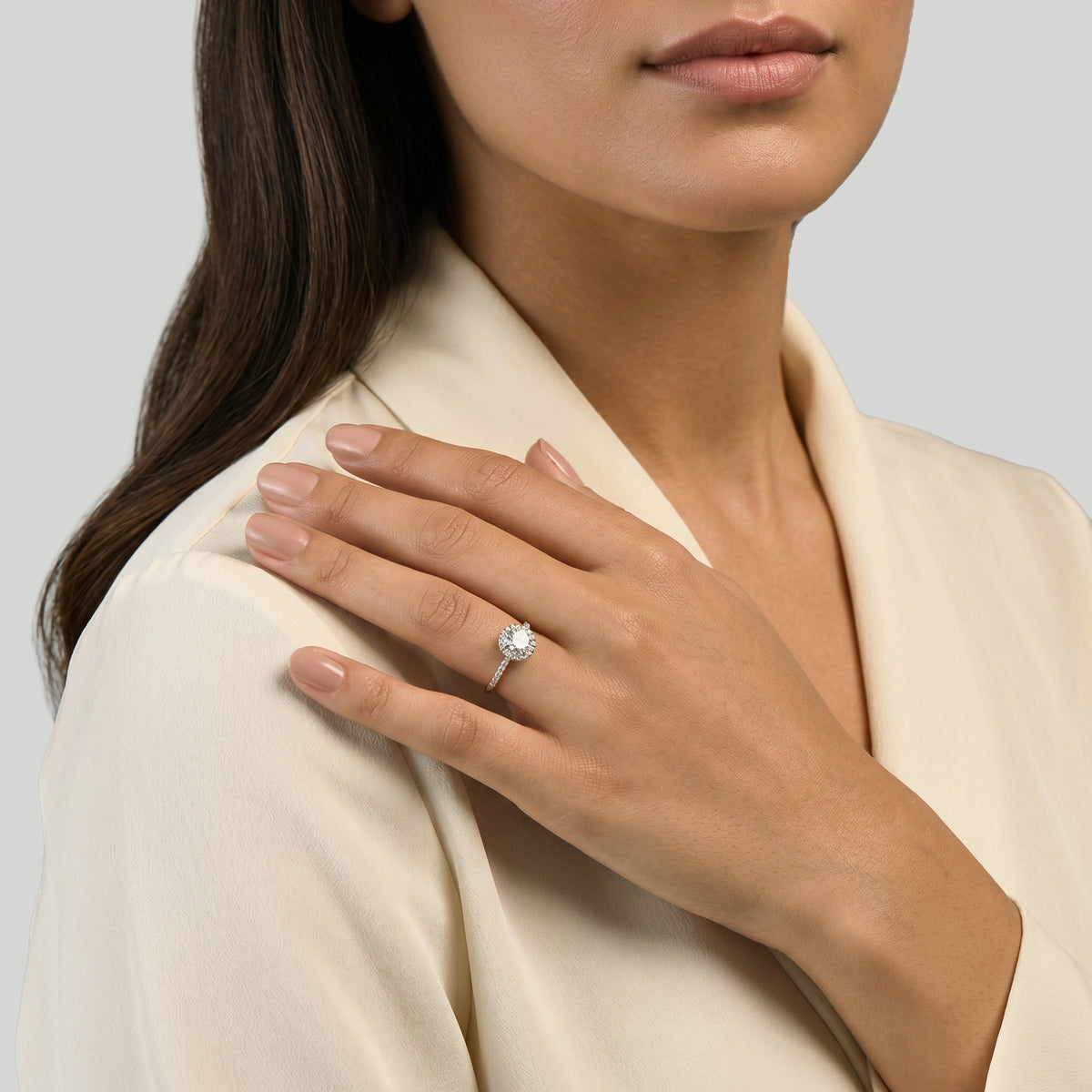 The Funkee Girl 0.50 carats - Or Blanc