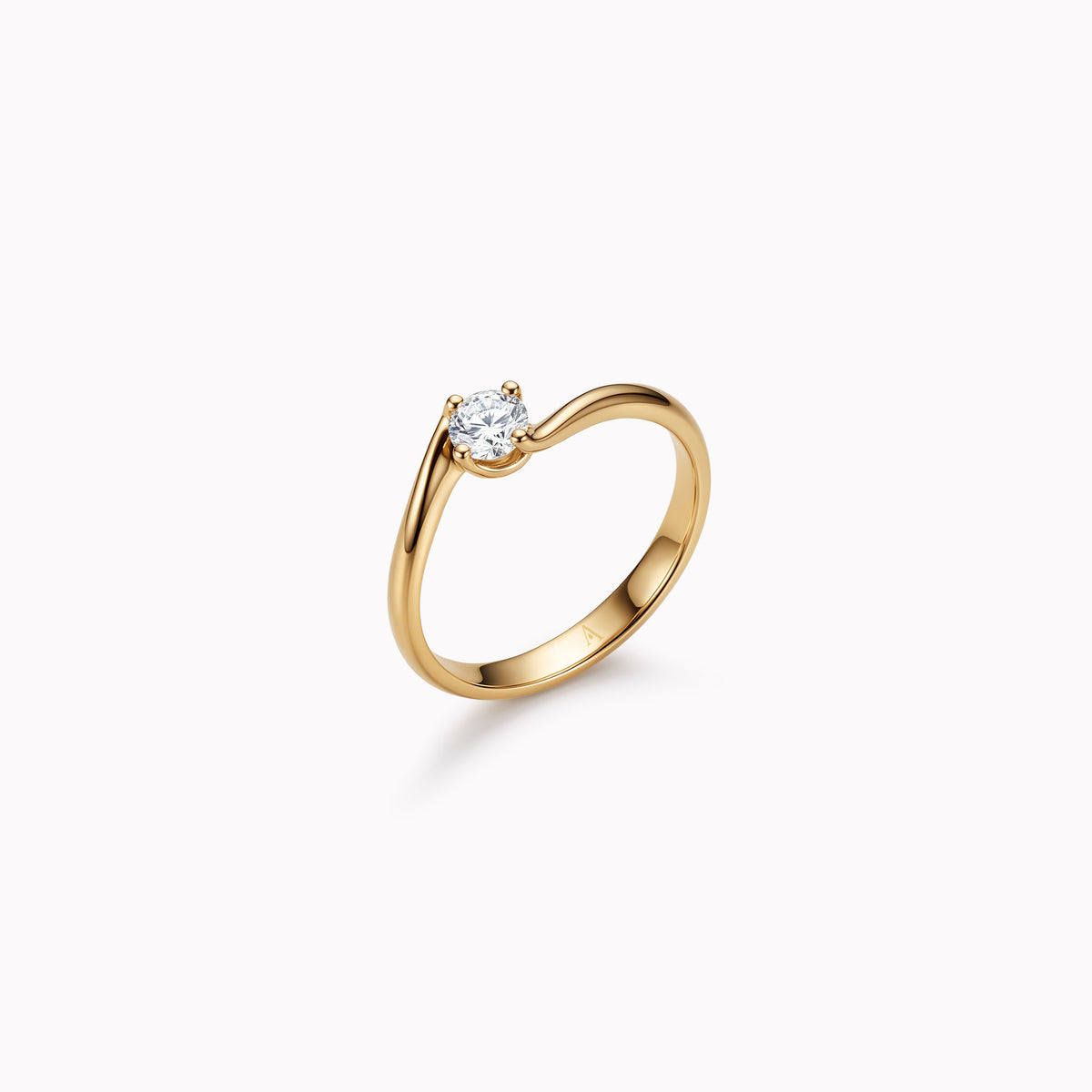 Twist and Shout 0.20 carats - or jaune 18k