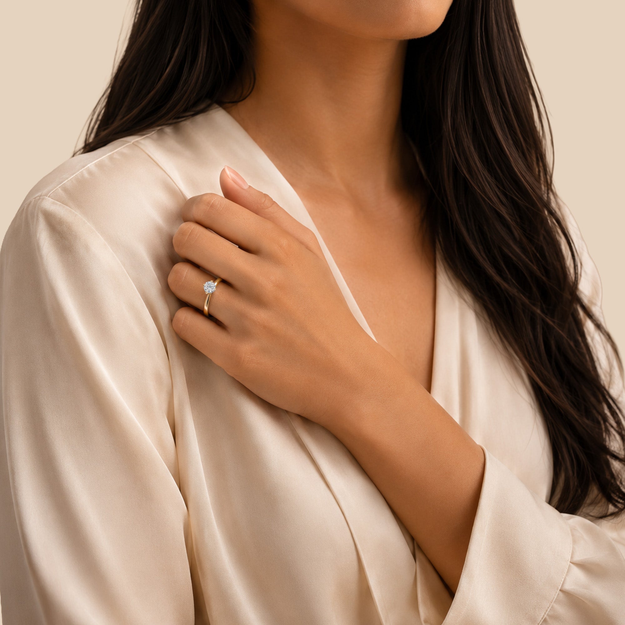 Miss Simplicité (XL) - 1.00 carat - Yellow Gold 18k