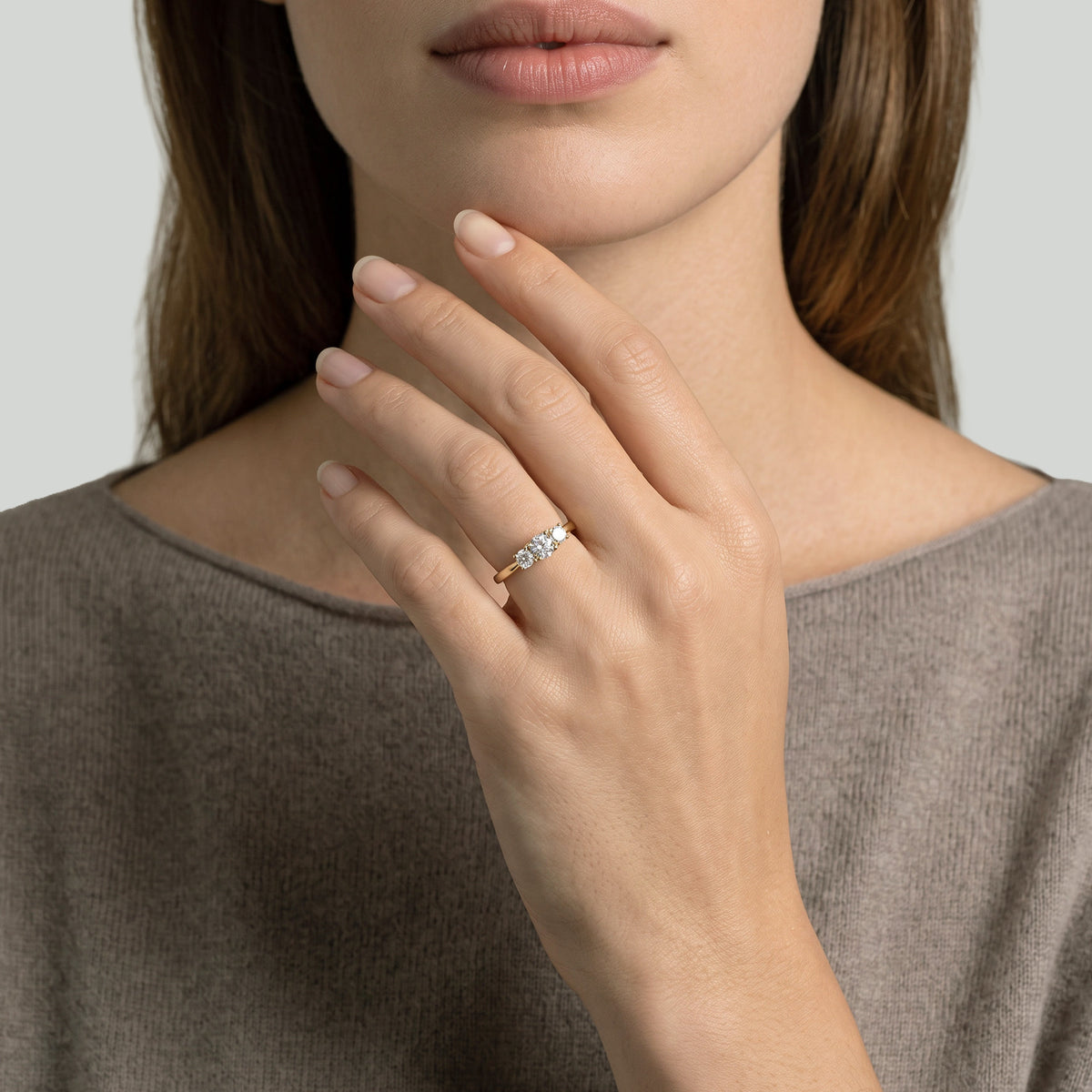 Three Little Birds 0.30 Karat - Gelbgold 18 K