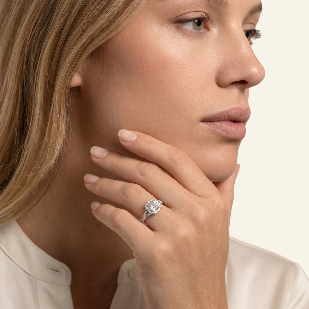 Miss Congeniality - 1.00 Karat - Weissgold 18 K