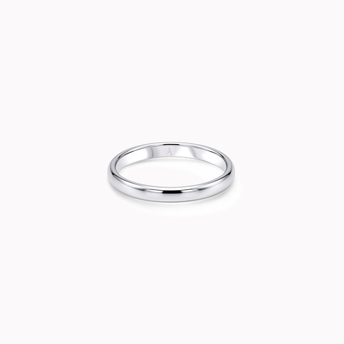The Curvy 3.0 mm - oro blanco 18k