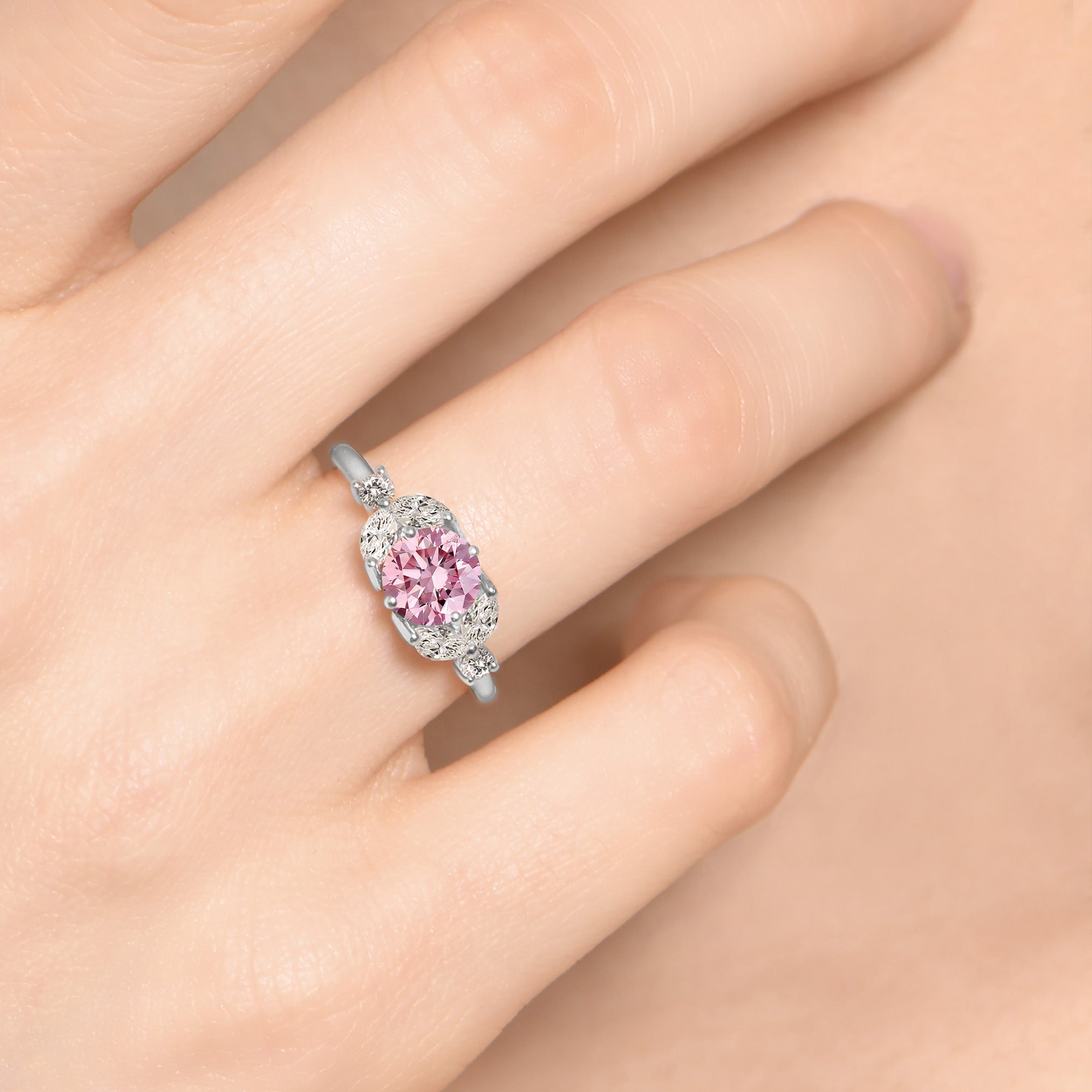 Little Bees  0.75 carats  - White Gold 18k