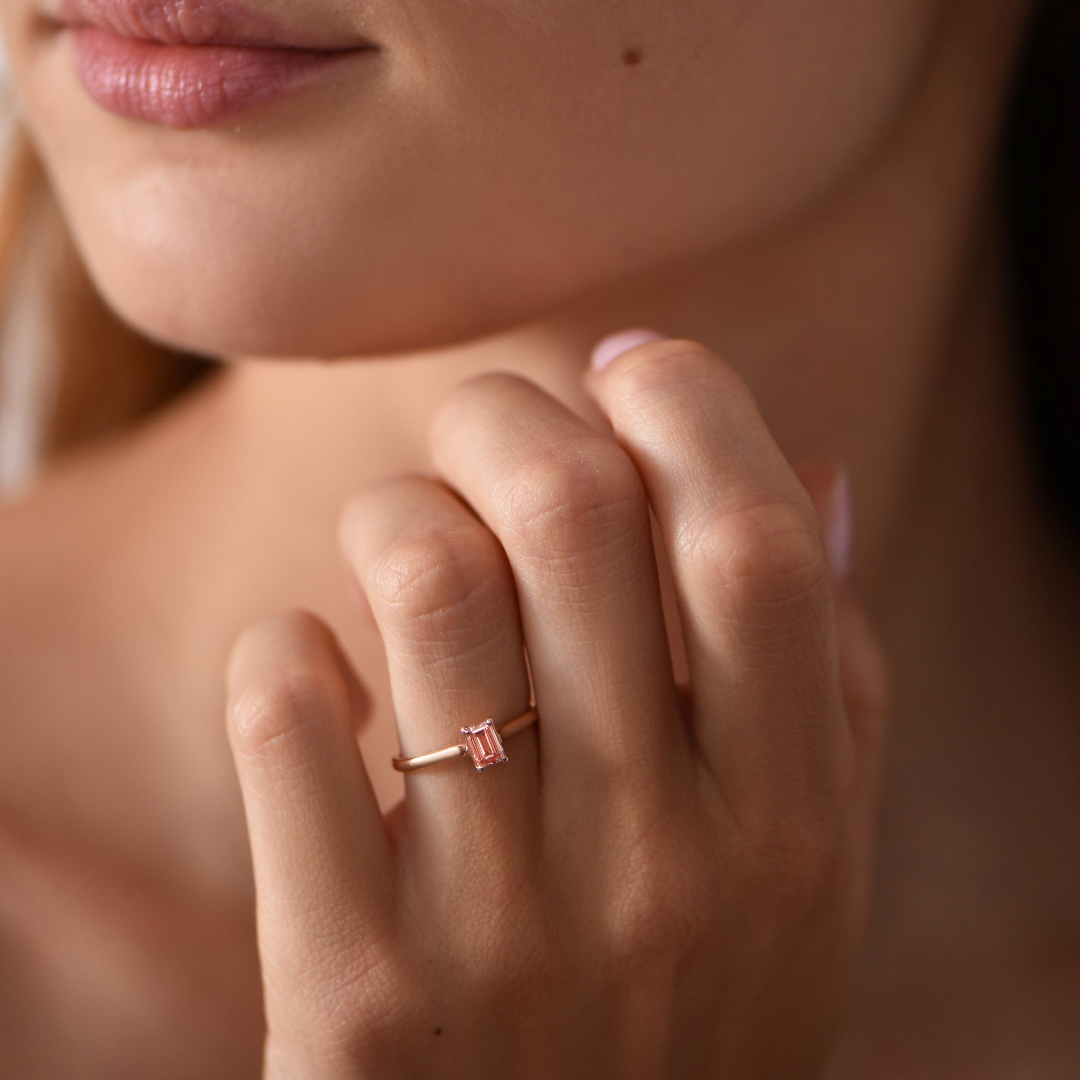 The little laguna colorada 030 carats - or Jaune 18k