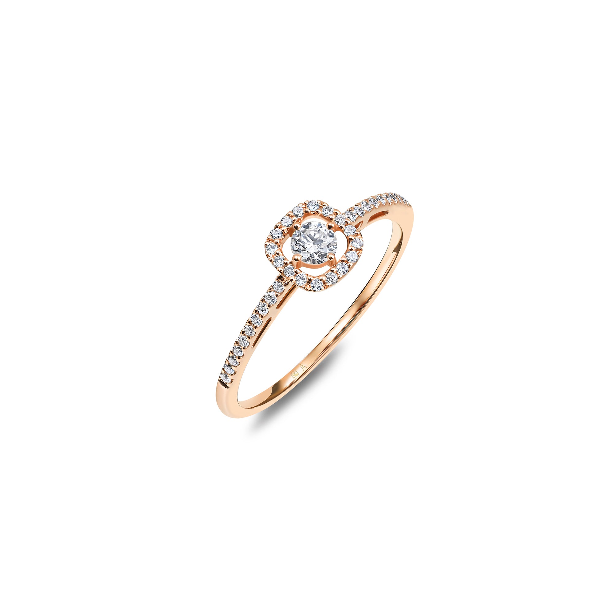 Bague S-1431- or rouge 18k - AGUADEORO