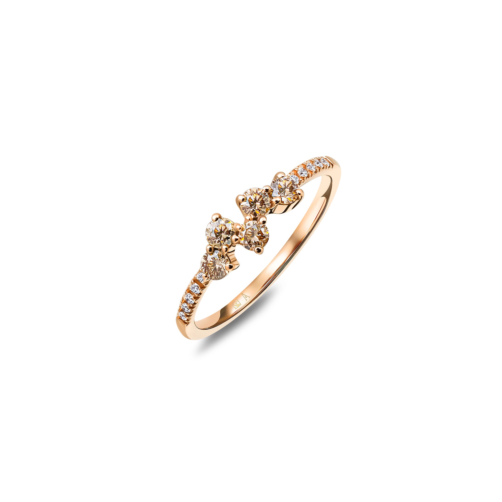 Bague  S-1434- or rouge 18k - AGUADEORO