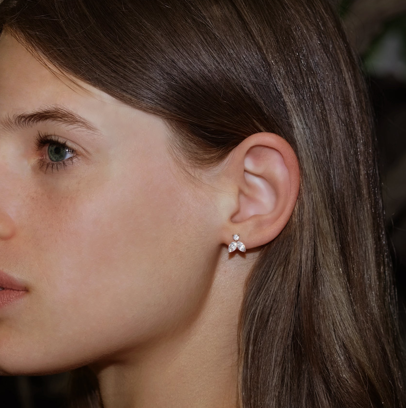 Boucles d'oreilles Little Bee 0.50 carats - or rouge 18k - AGUADEORO