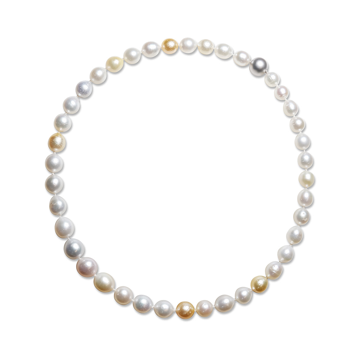 Collier de perles d'eau douce multicolores - AGUADEORO