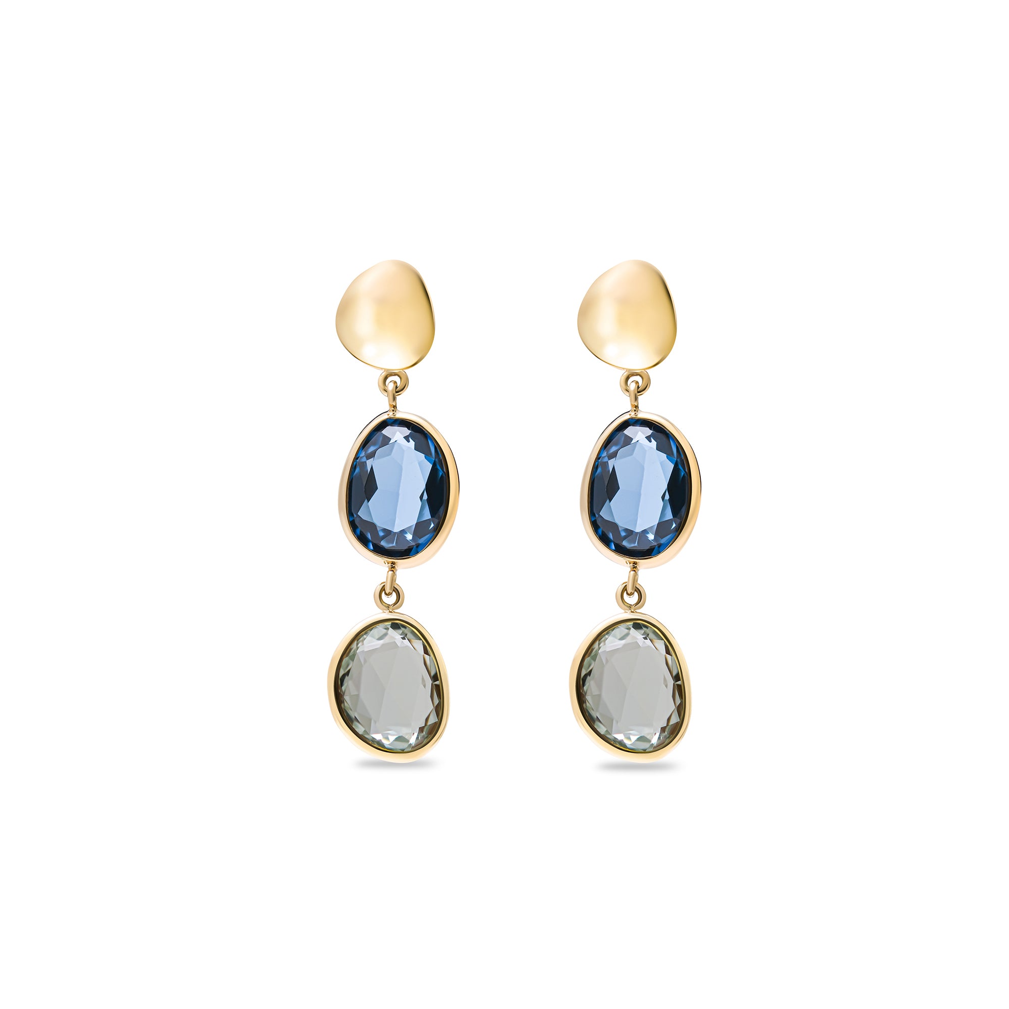 Boucles d'oreilles Océane - or jaune 18k - AGUADEORO