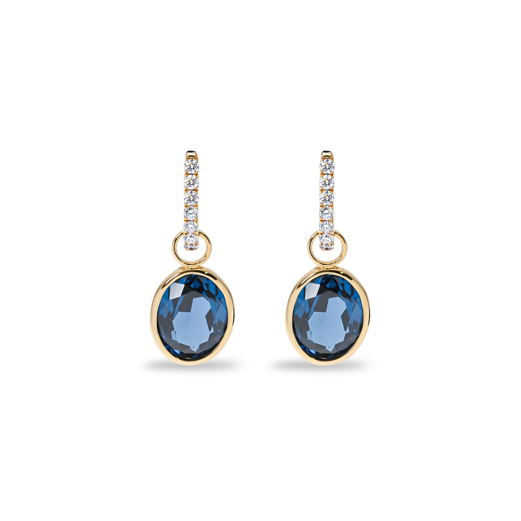 Boucles d'oreilles Océane BO-447 - or jaune 18k - AGUADEORO