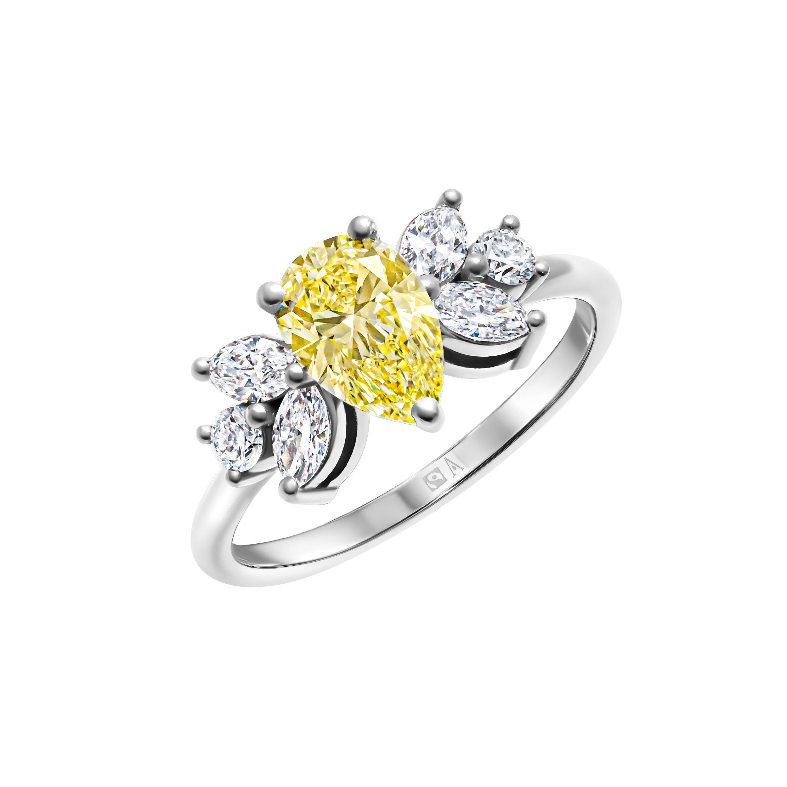 The Fantastic Little Bees  1.00 carat - or Blanc 18k