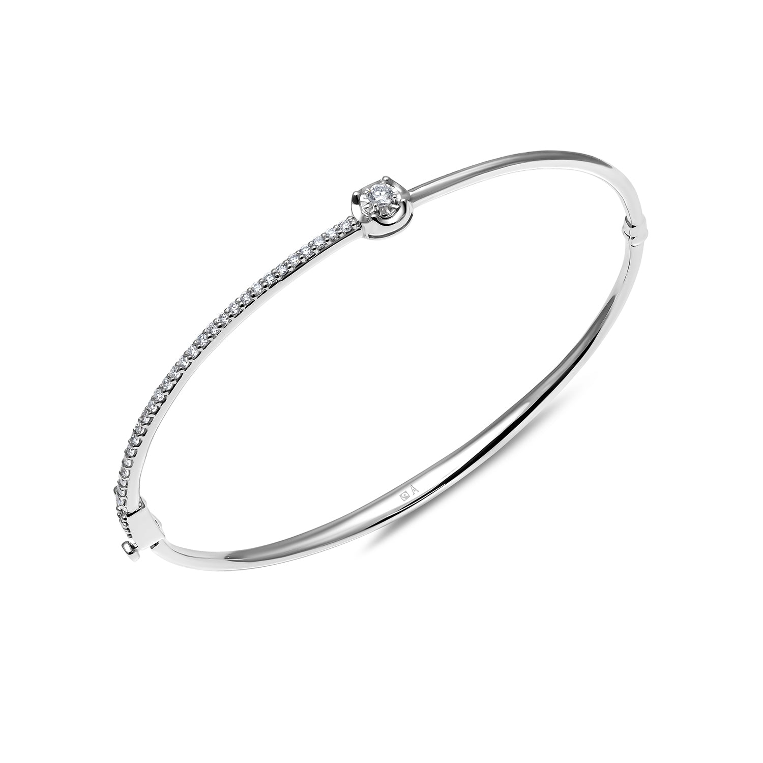 Little Funkee Fancy Girl The Bangle 0.34 carat - or blanc 18k