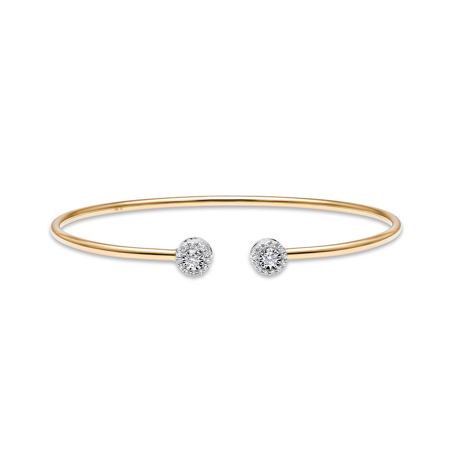 Little Funkee Girl The Bangle 0.23 carat - or jaune 18k