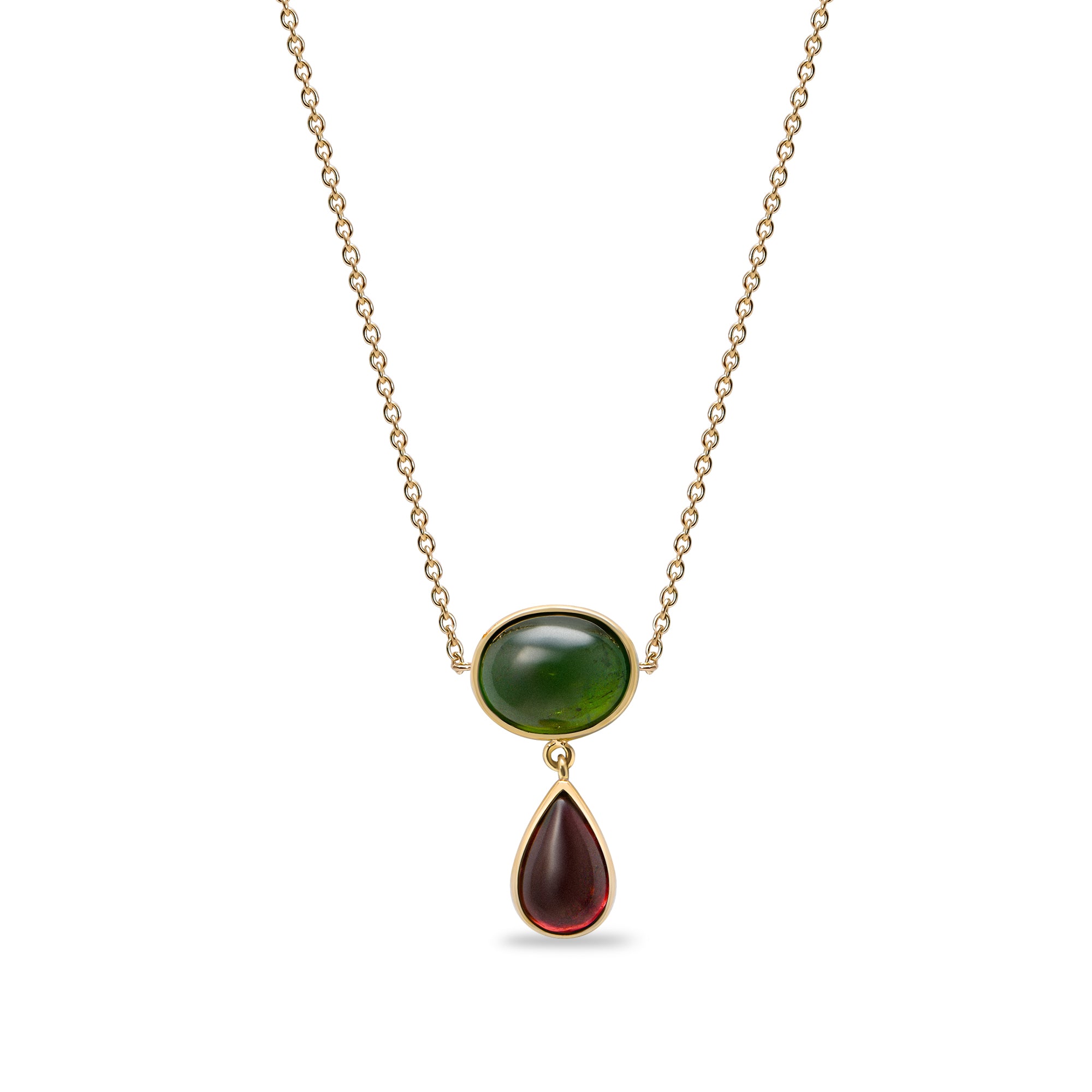 Collier Océane CH-383 - or Rouge 18k