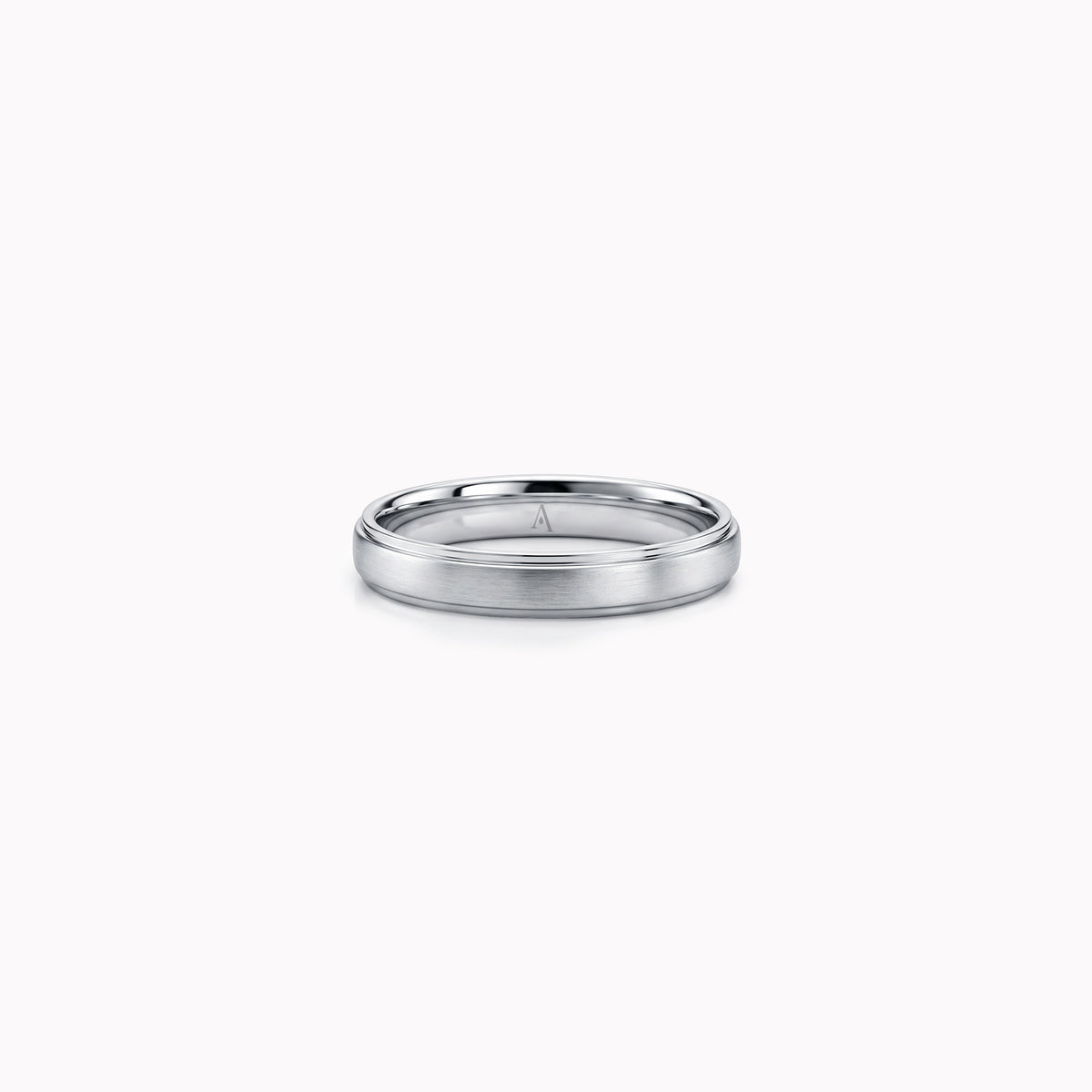 The Large Up and Down Band - or blanc 18k