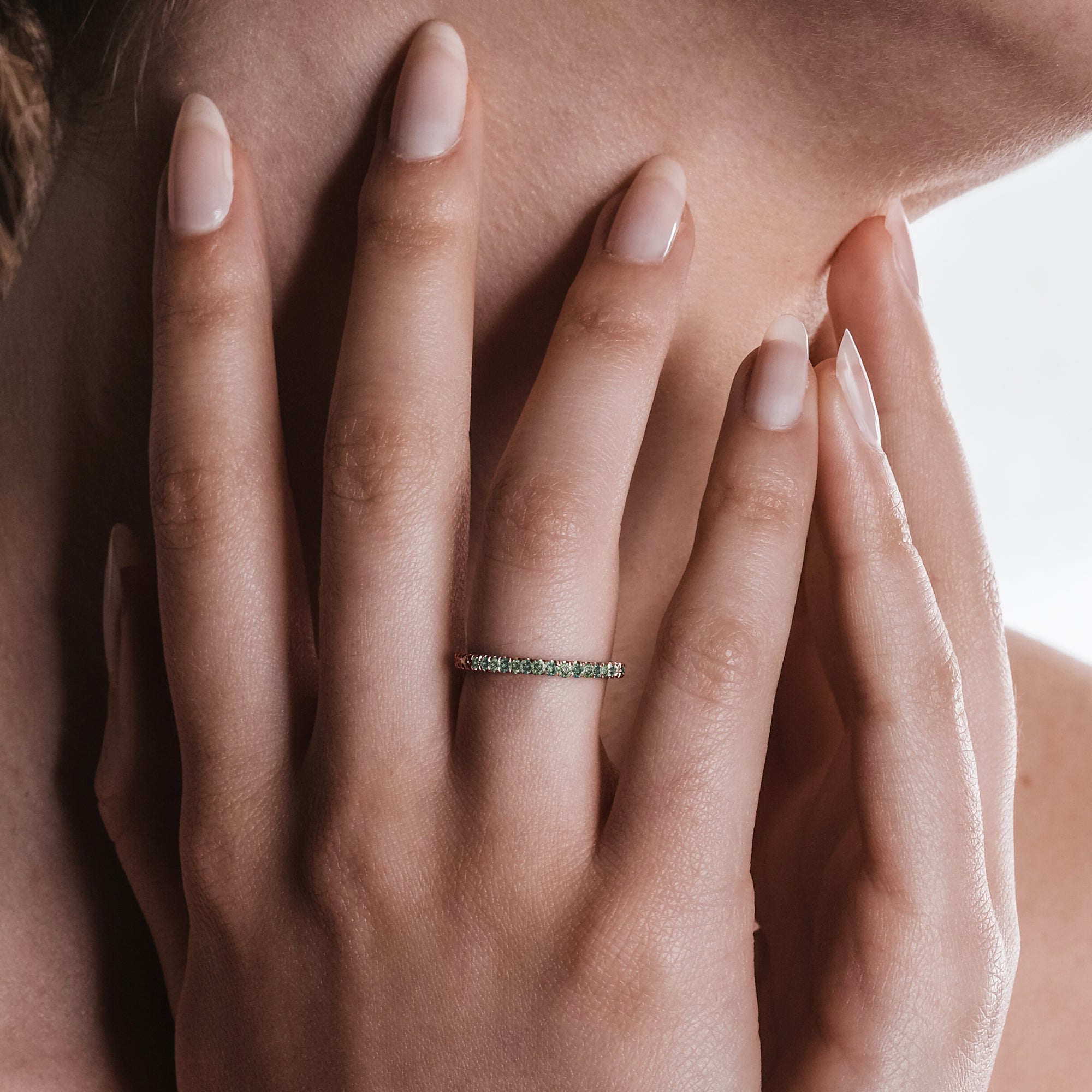 The Infinite Morning Glory Green - or rouge 18k - AGUADEORO