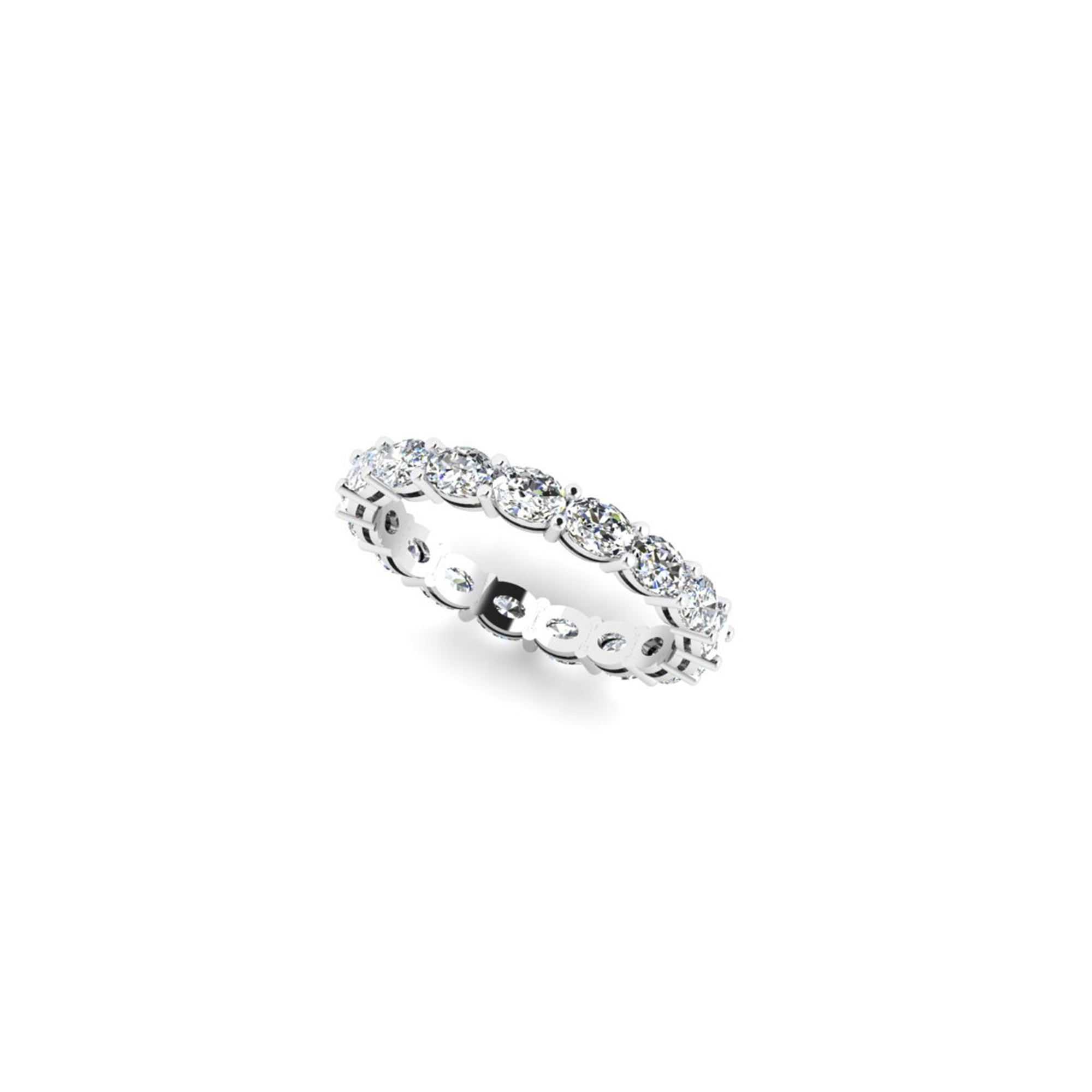 The Frozen Oval Moon  - or blanc 18k - AGUADEORO