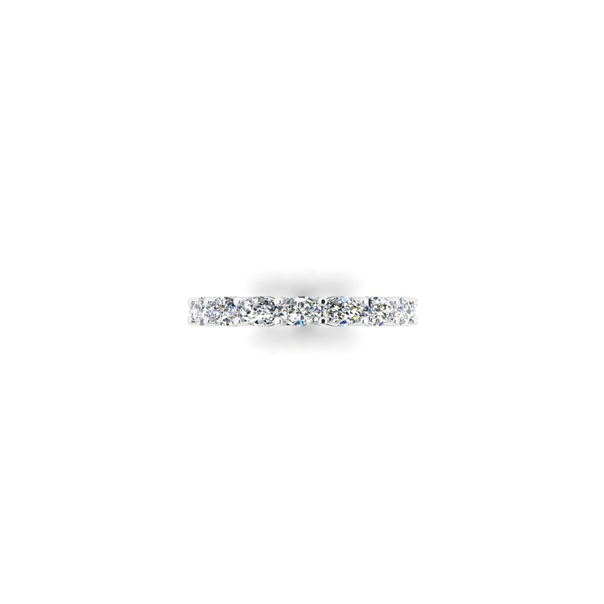 The Frozen Oval Moon  - or blanc 18k - AGUADEORO