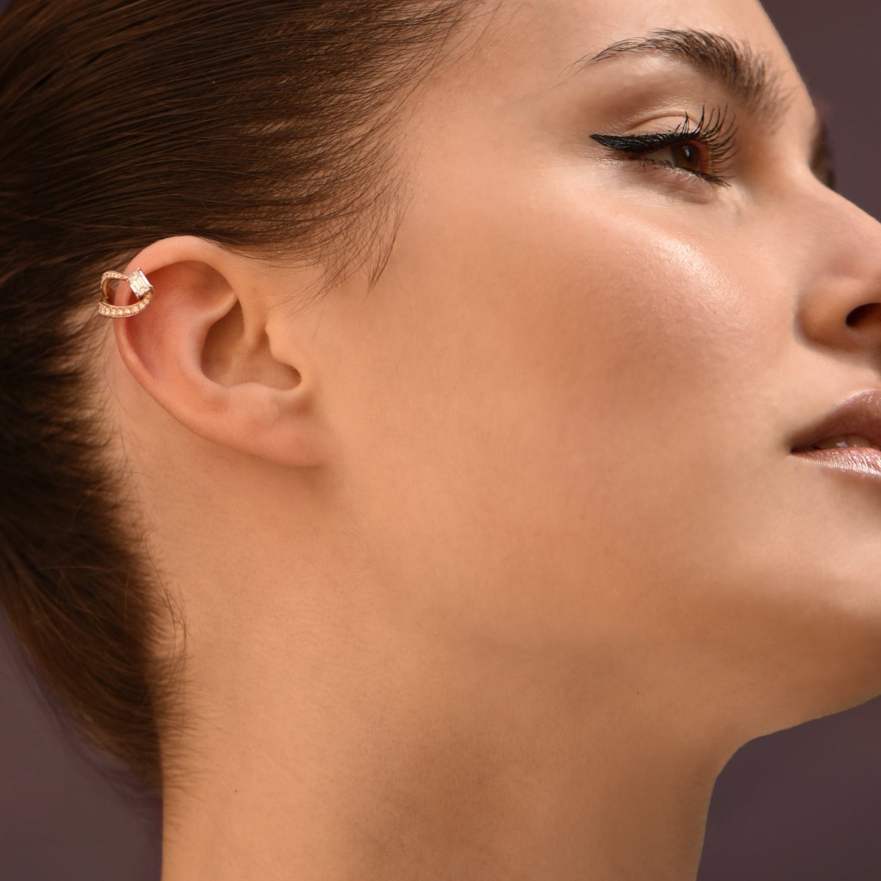 Boucles d'oreilles The Little Ice Skating Girl 0.30ct - or rouge 18k - AGUADEORO