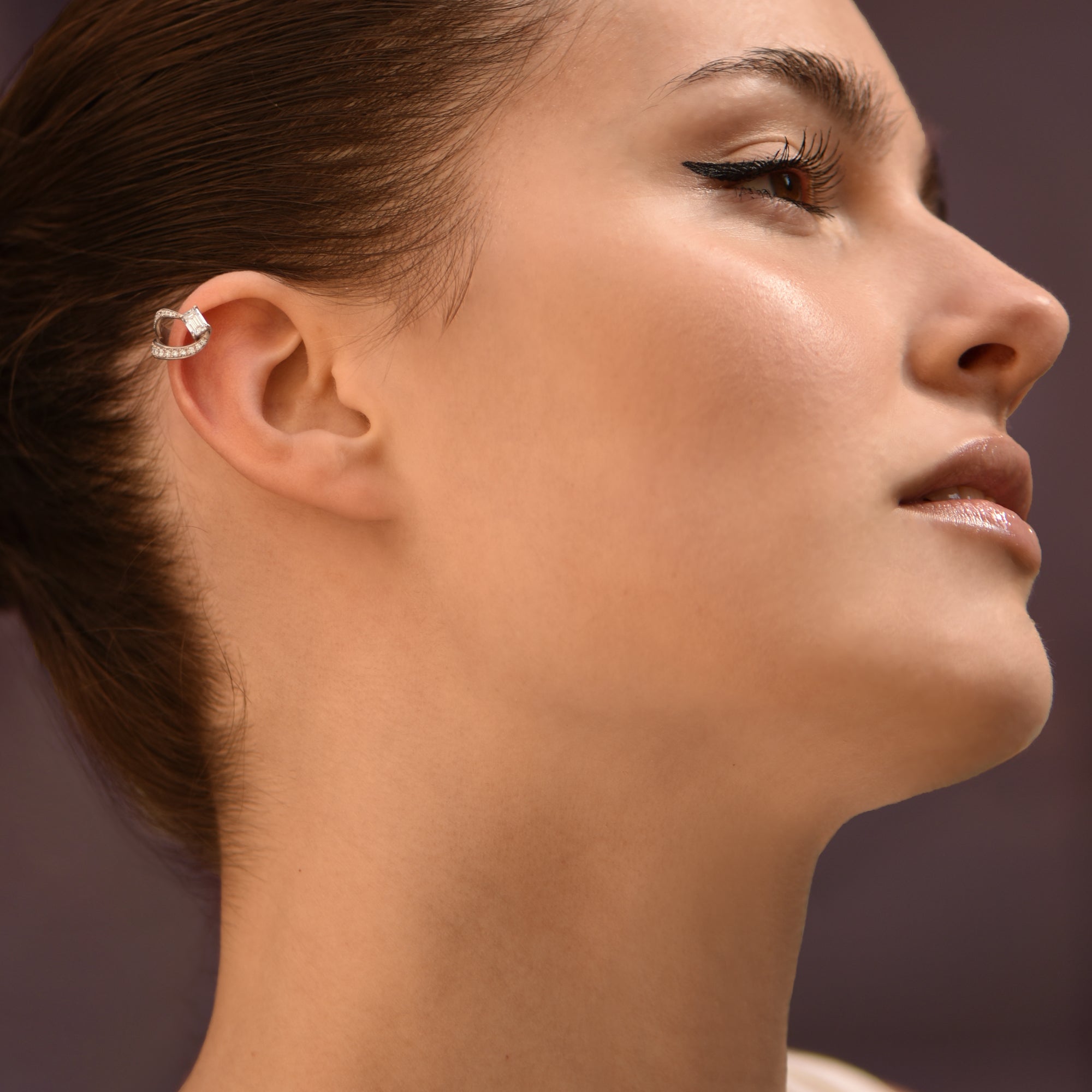 Boucles d'oreilles The Little Ice Skating Girl 0.30ct - platine 950 - AGUADEORO