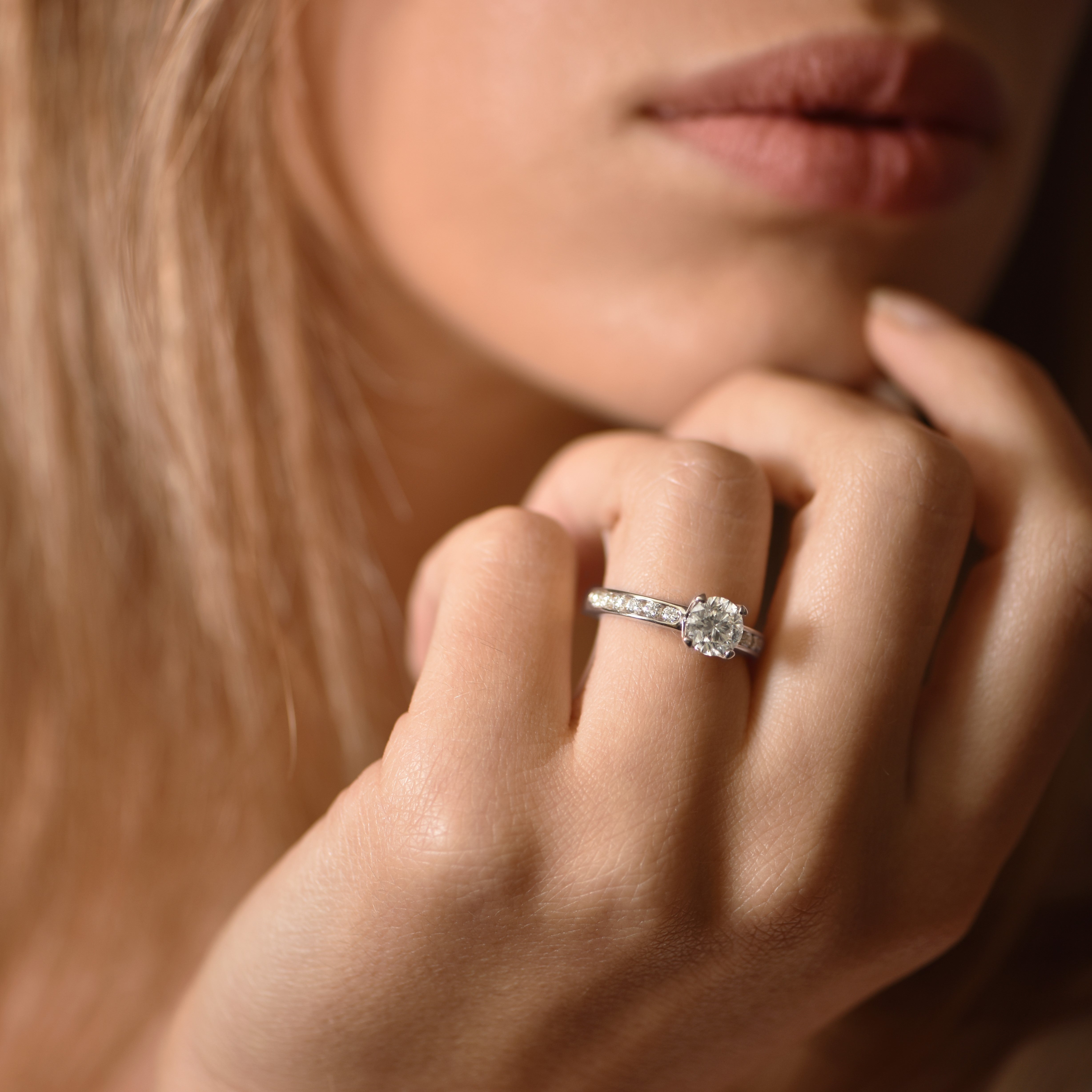The Graceful One 1.25 carats - platine 950 - AGUADEORO