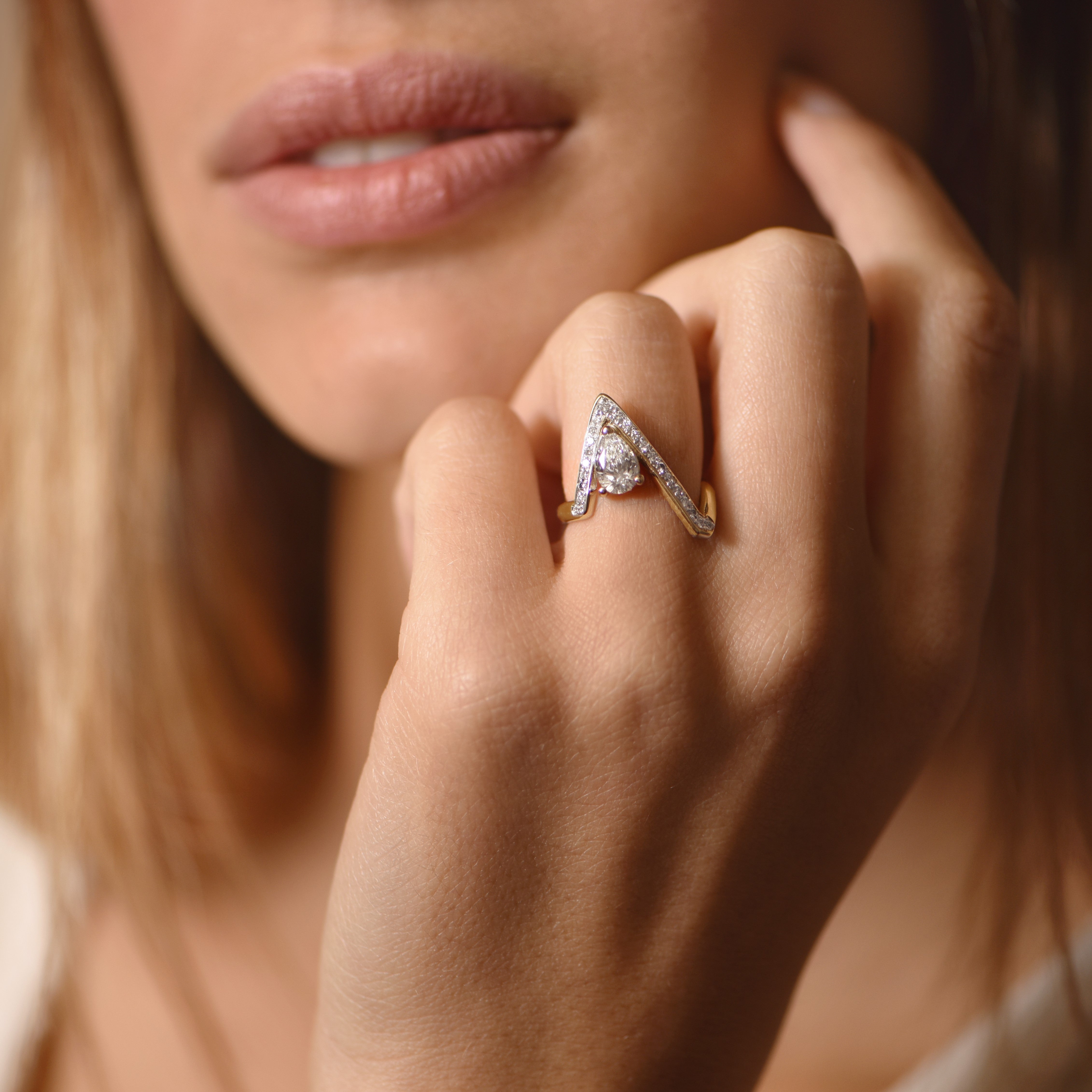 The A-Ring - 1.00 carat - or jaune 18k - AGUADEORO
